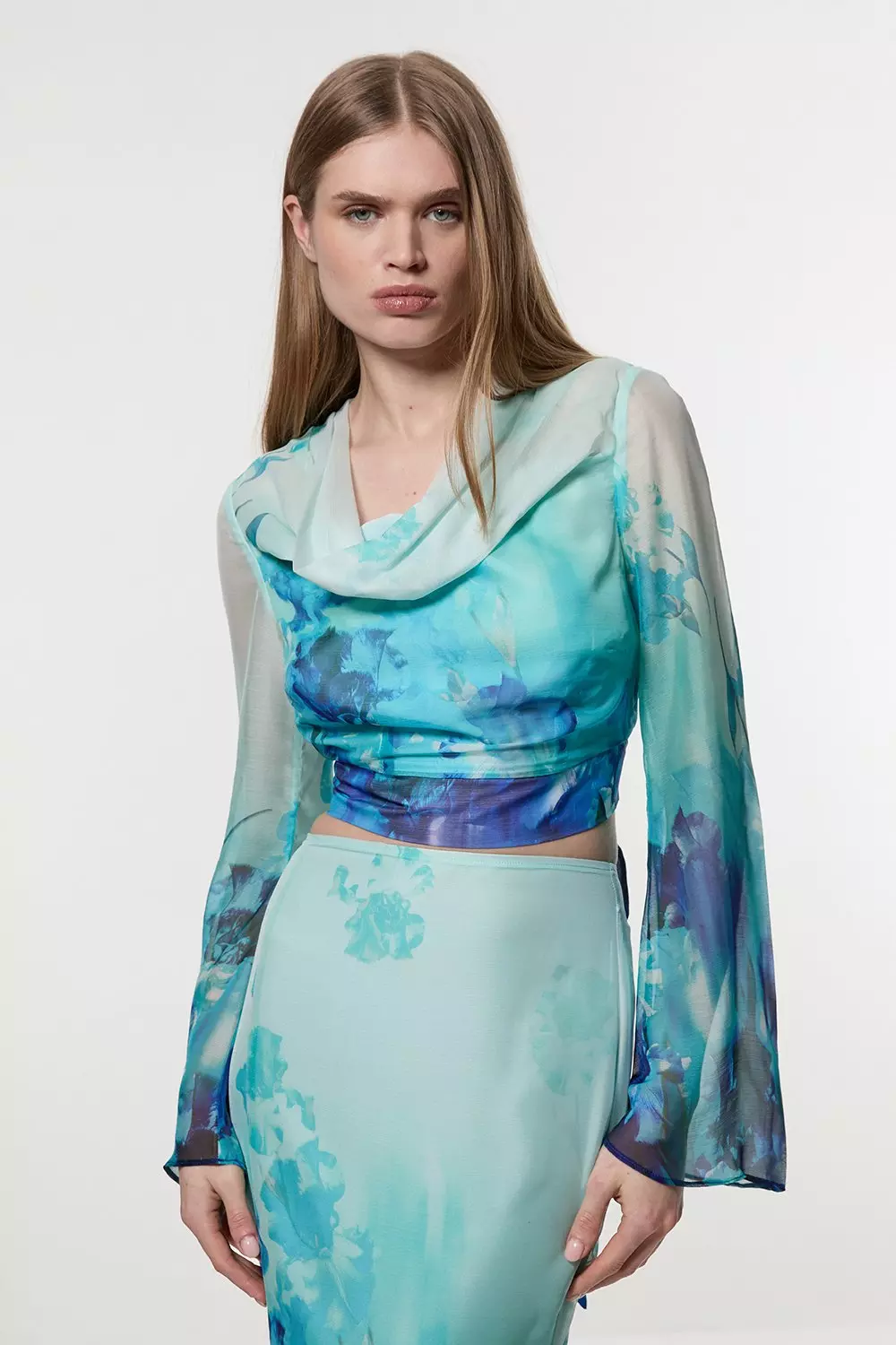 日本未入荷★Karen Millen 花柄テーラードジャケット bkk24479_blue_xl?$