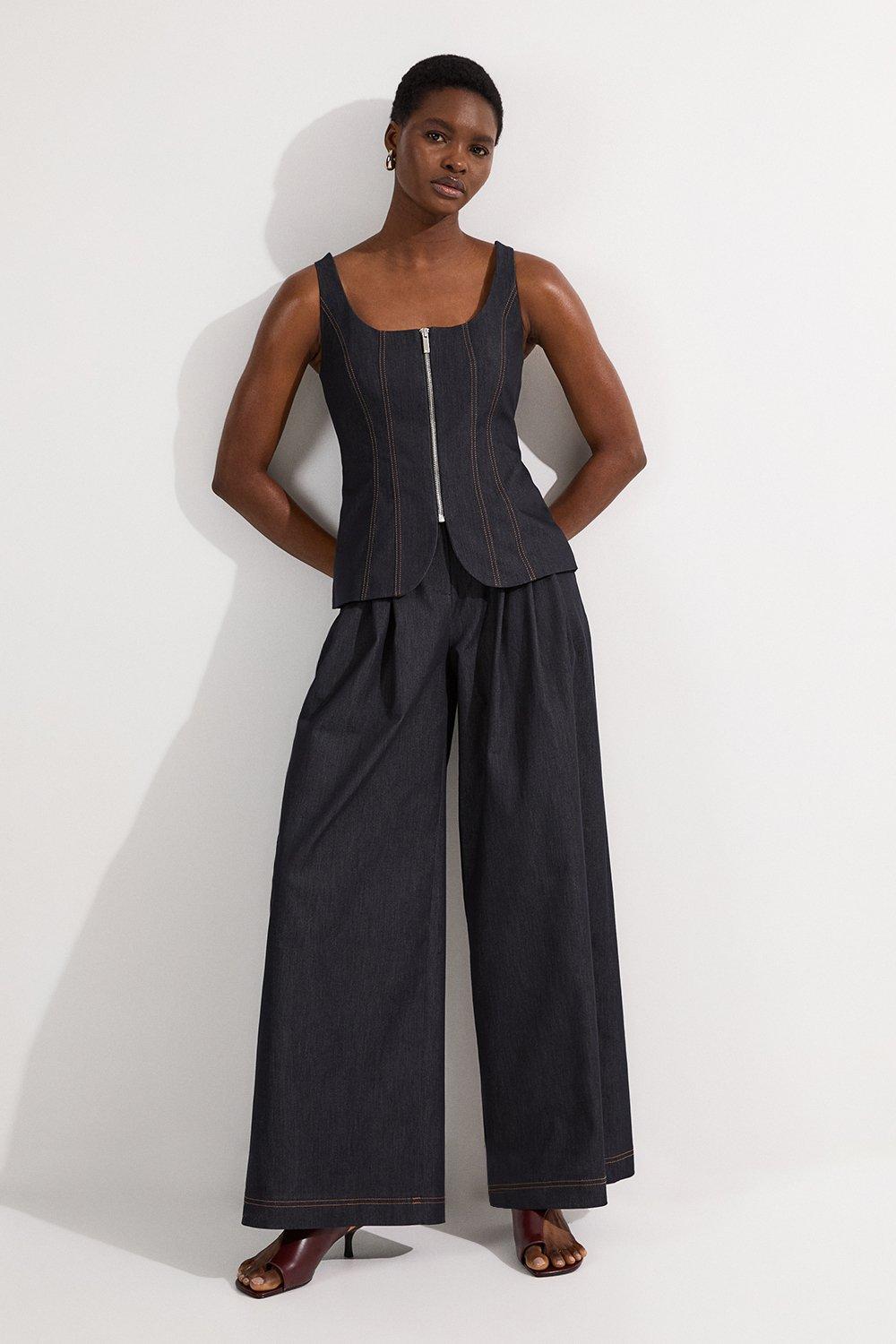 Denim Jumpsuits | Karen Millen US