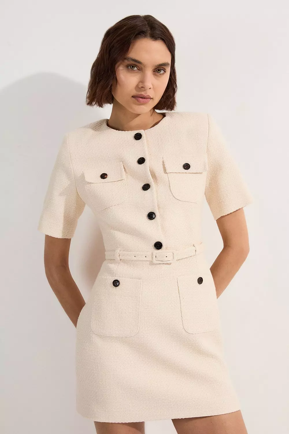 Karen check mini dress beige Mサイズ｜Yahoo!フリマ（旧PayPay