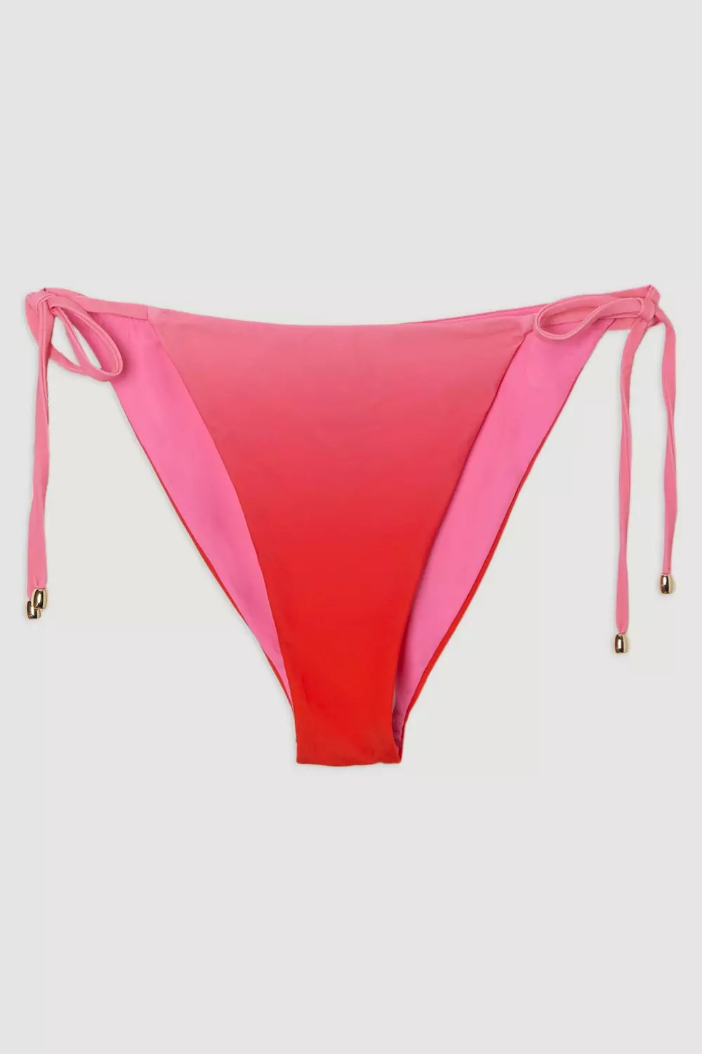 Slinky Ombre Tie Side Bikini Bottoms | Karen Millen