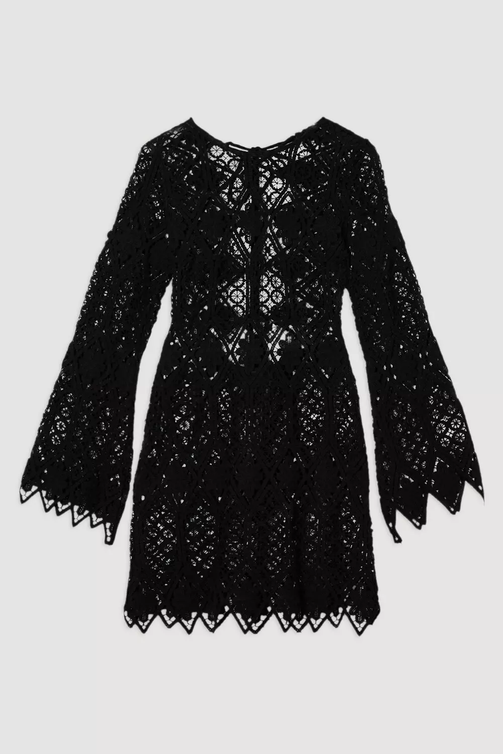 Beach Crochet Mini Dress | Karen Millen