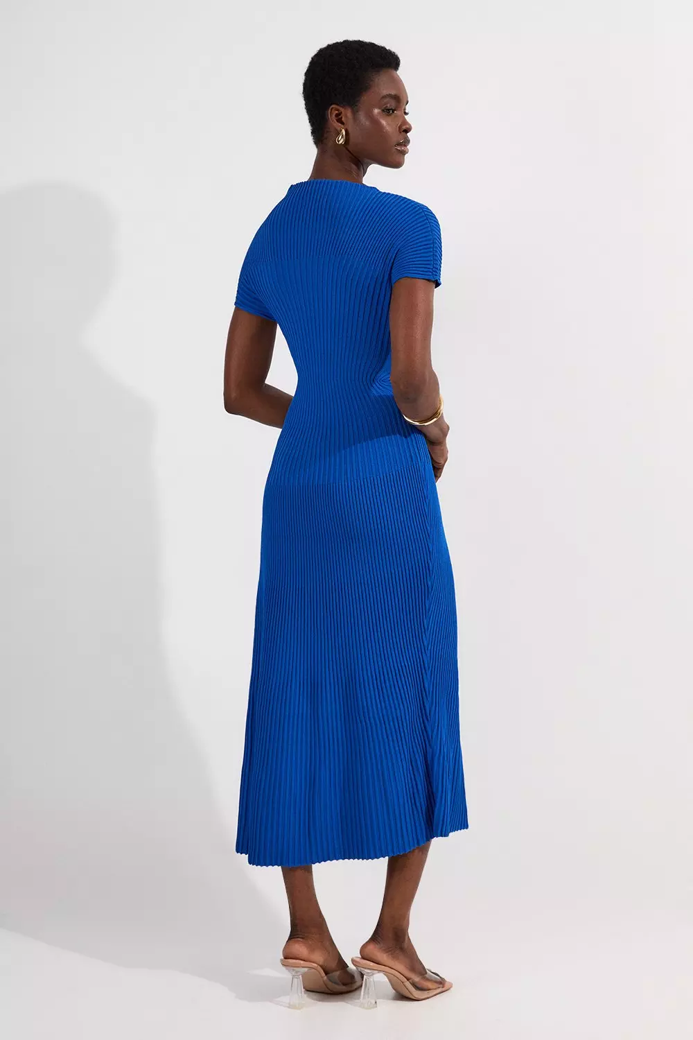 【Karen Millen】ビスコース混 ニットミディ スカート Karen Millen】ビスコース混 ニットミディ スカート (Karen