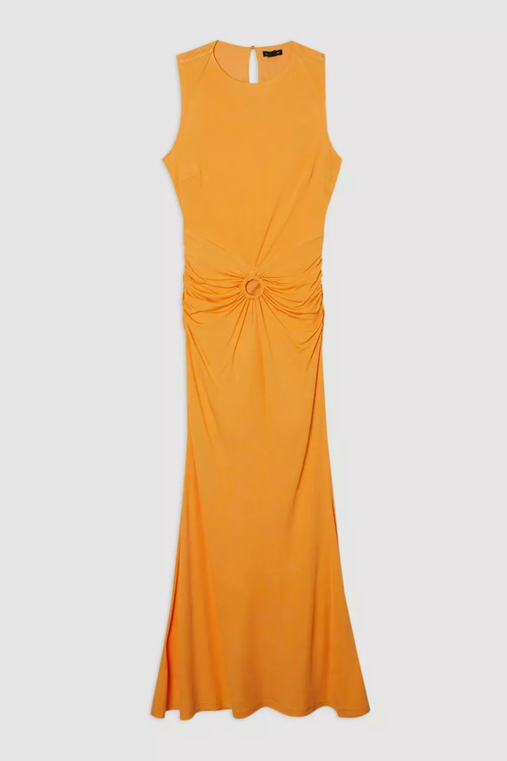 関送込【KAREN MILLEN】プチプレミアムストレッチクレープドレス Petite Premium Stretch Crepe Jersey Maxi Dress | Karen Millen
