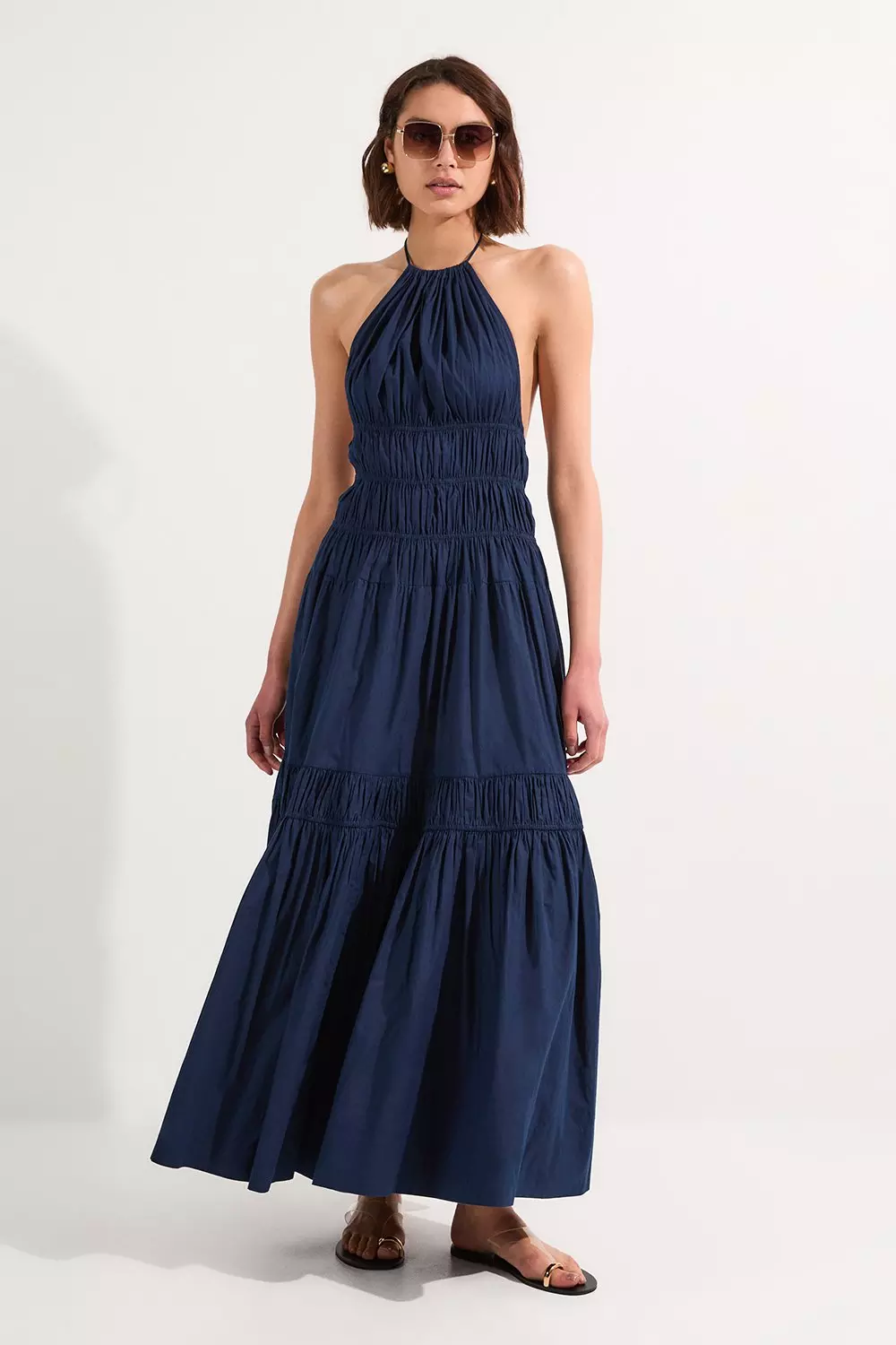 関税送料込★SALE★完売間近ラスト★KarenMillen★laceドレス Petite Lace And Jersey Crepe Maxi Dress | Karen Millen