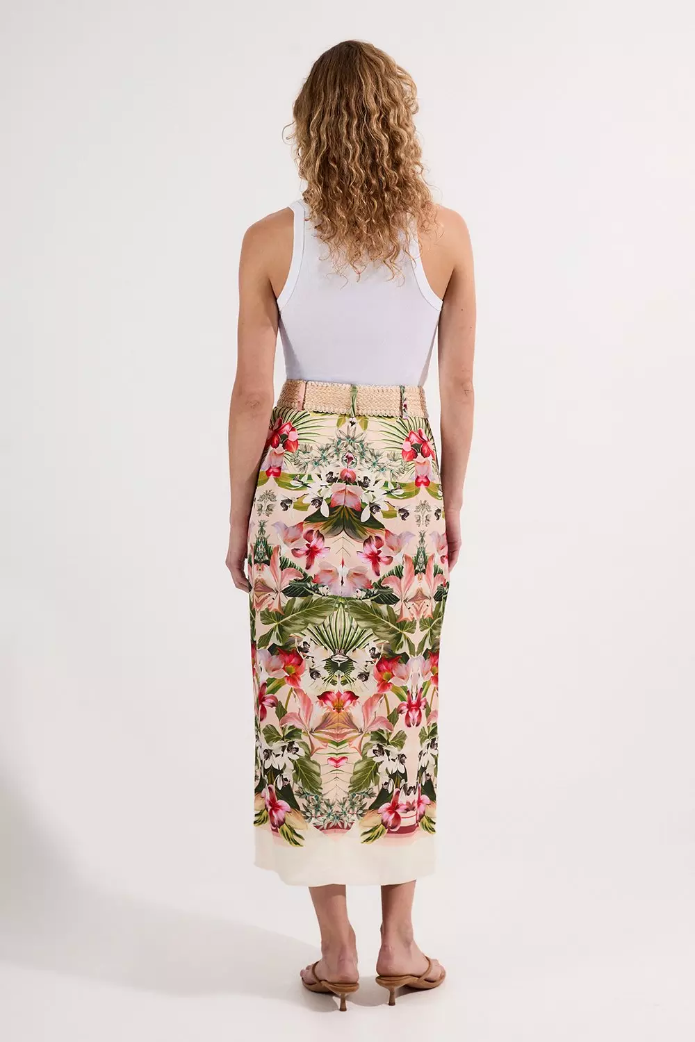 ◆KAREN MILLEN◆プチ ベルト付きプリーツ織スカート セール】ベルト付き プリーツミニスカート（スカート）｜Sibra