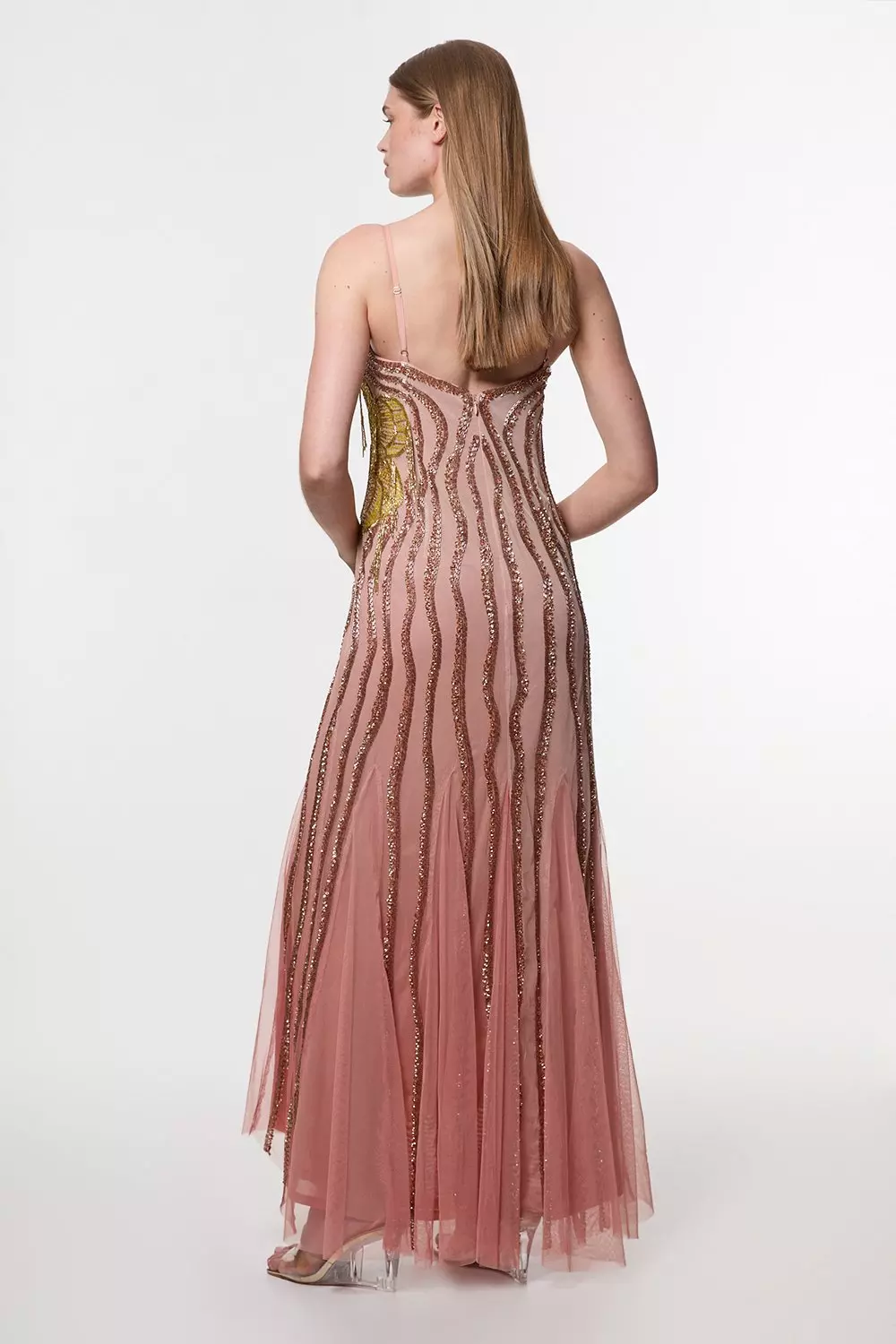 日本未入荷★Karen Millen フリルトップマキシドレス 日本未入荷☆Karen Millen フリルマキシドレス