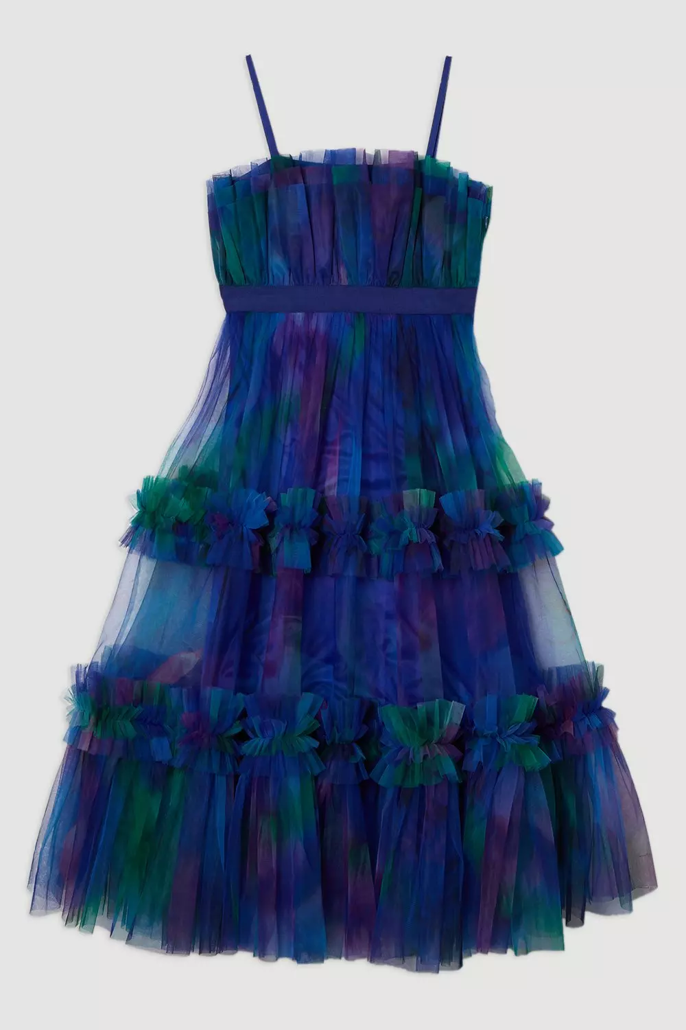 ワンピース Karen Millen Tulle Bandeau Tiered Midi Dress Tulle Bandeau Tiered Midi Dress | Karen Millen
