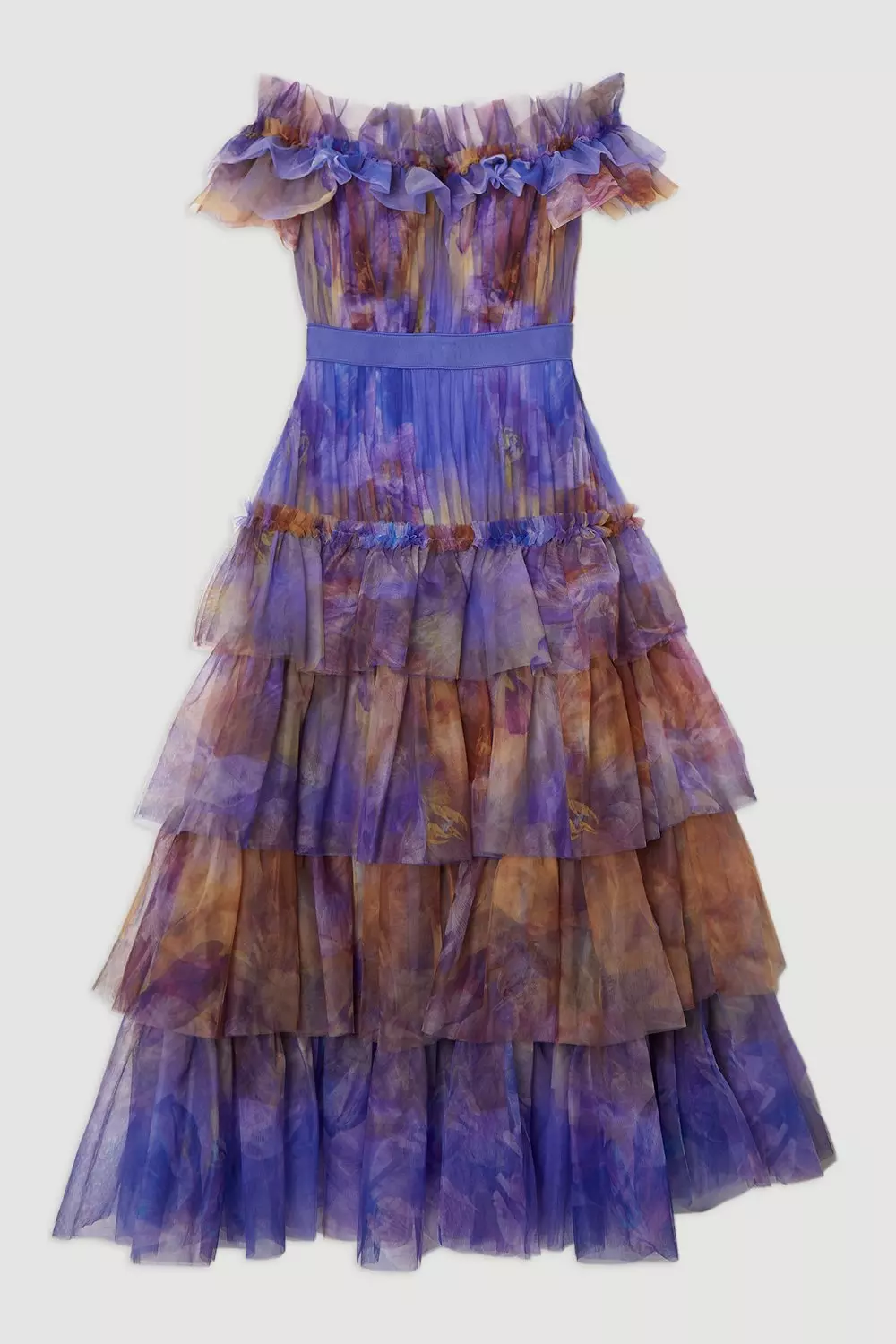 【Karen Millen】フローラルシルク ストラップリボン ドレス bkk16645_floral_xl?pdp.template
