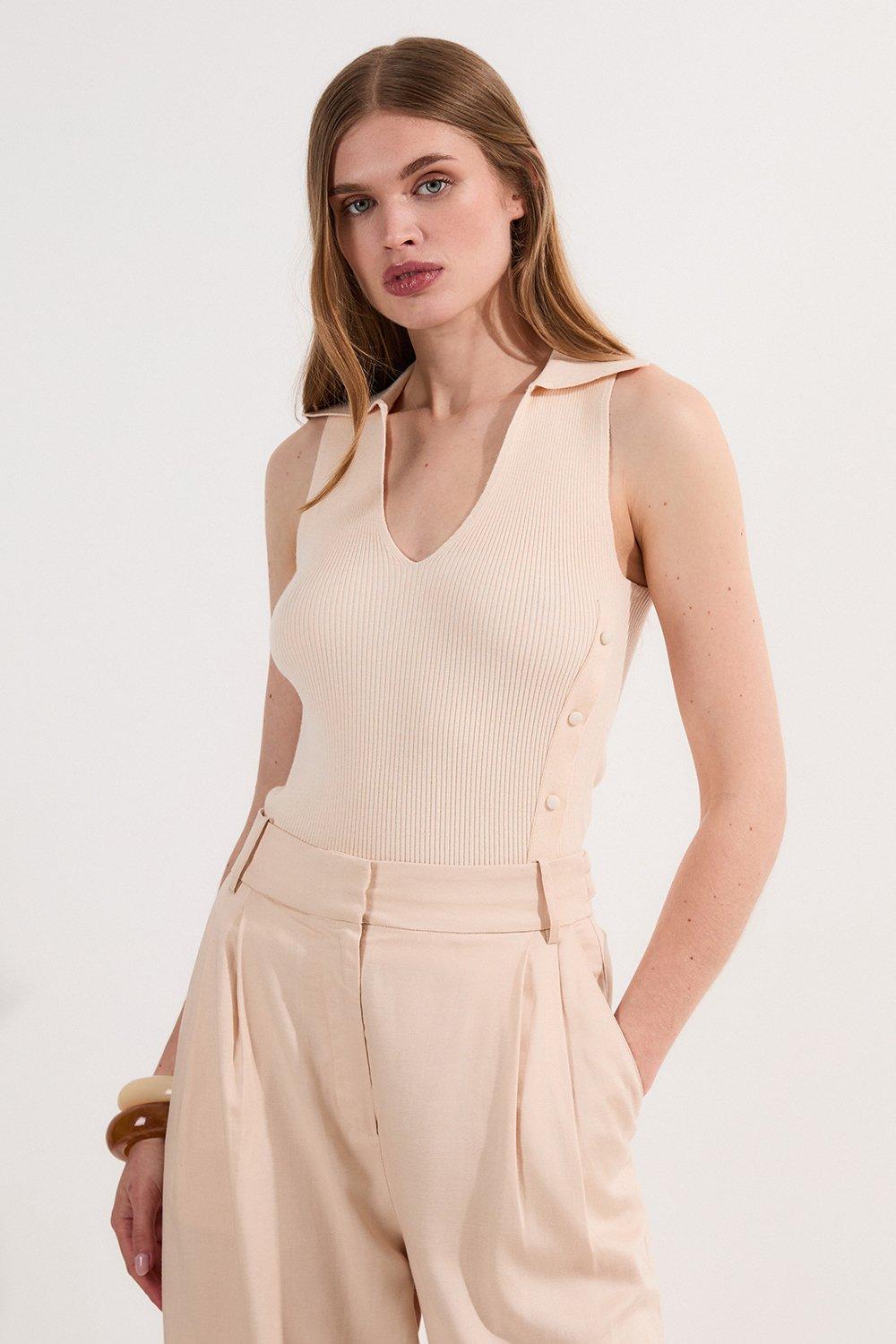 Women's Sleeveless Jumpers | Karen Millen