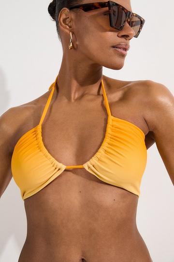 Slinky Ombre Halter Neck Bikini Top mango