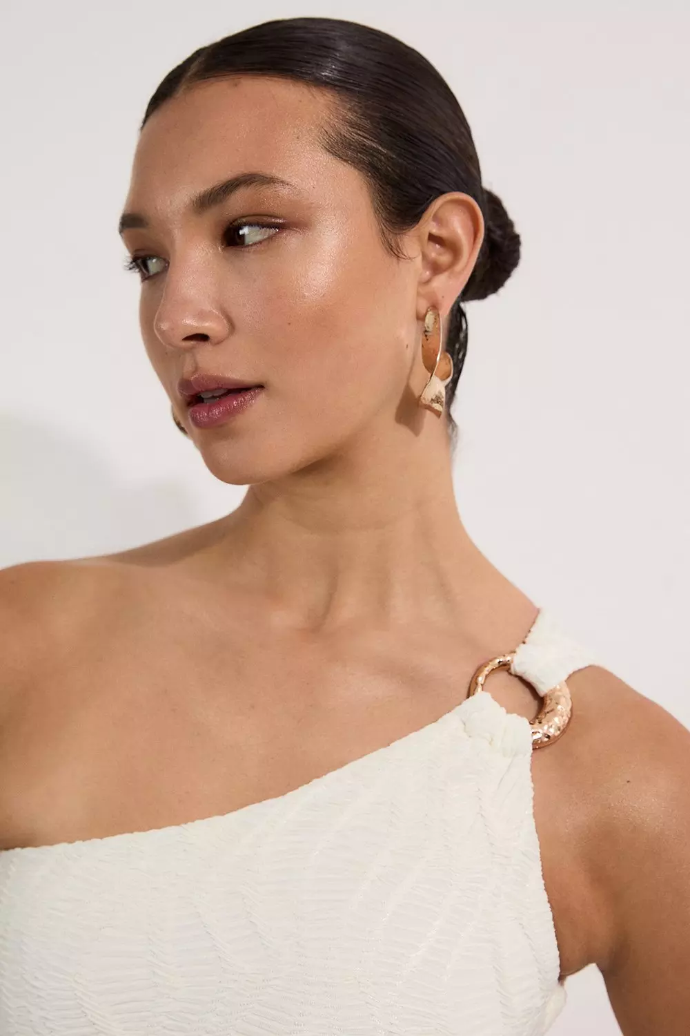 【Karen Millen】ストレッチ コットン バンドゥ ワンピース bkk02922_coral_xl?pdp.template