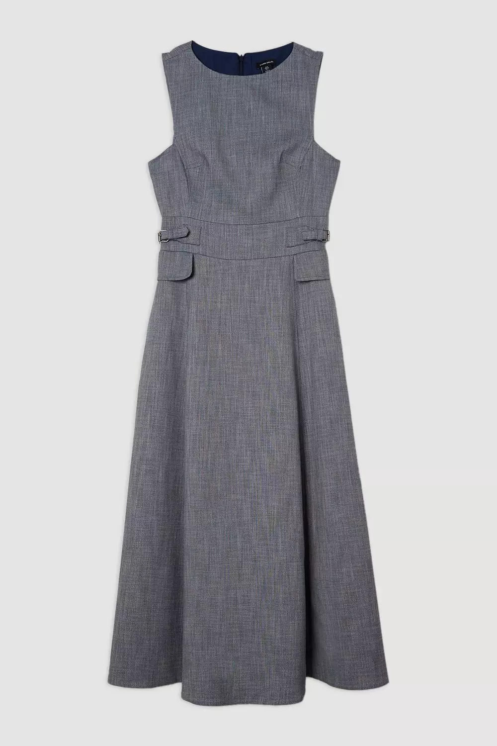 KAREN MILLEN◆Tailored Marl Strappy◆ペンシル◆ミディドレス Tailored Marl Strappy Pencil Maxi Dress | Karen Millen