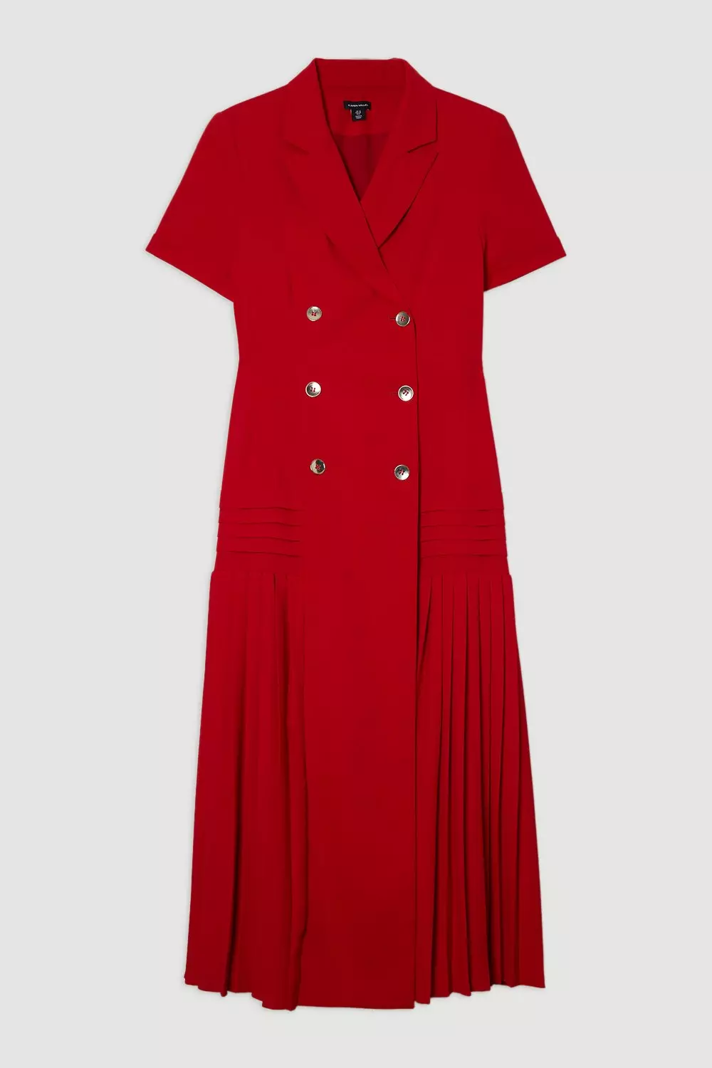 関送込【KAREN MILLEN】プリーツテーラードミディブレザードレス Pleated Tailored Midi Blazer Dress | Karen Millen