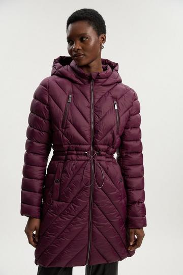 Lightweight Packable Coat berry