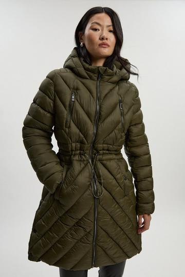 Lightweight Packable Coat khaki