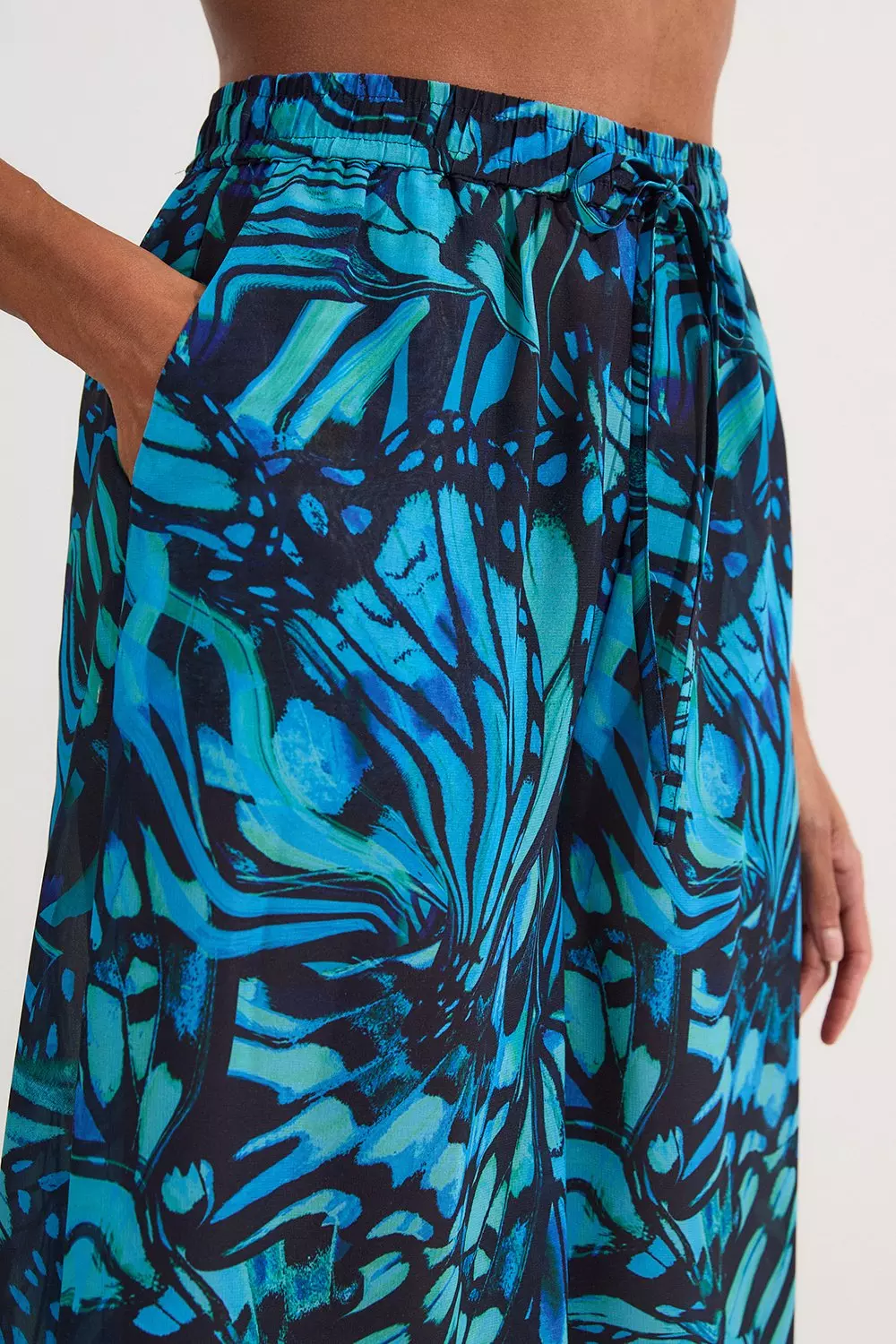 ★Karen Millen★ ビーチジョーゼットミラーワイドレッグパンツ OUTLET】【直営店限定】Roxy COASTAL CRUISER ワイドレッグ チノパン