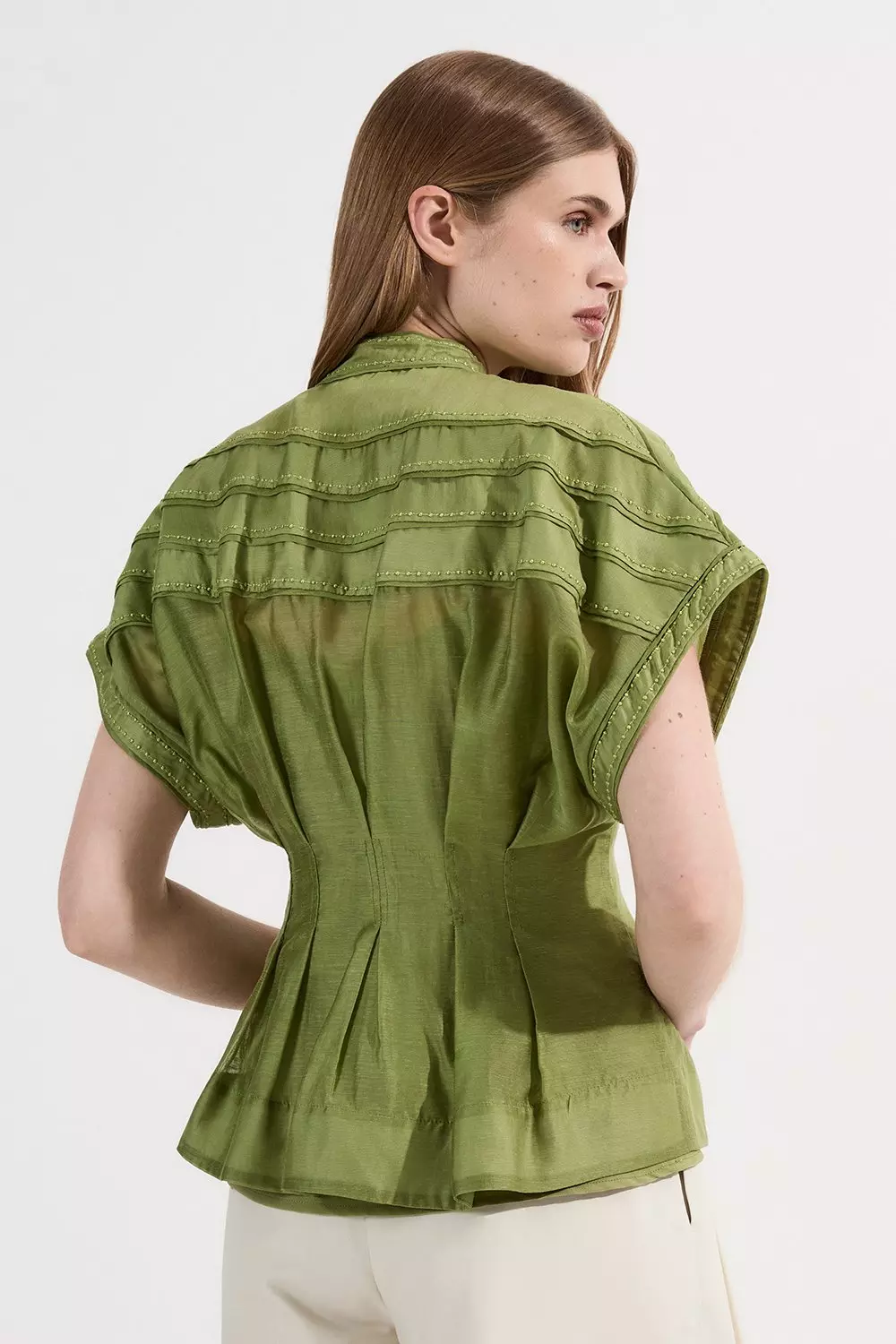 Archive Collection - Layered Detail Button Woven Shirt