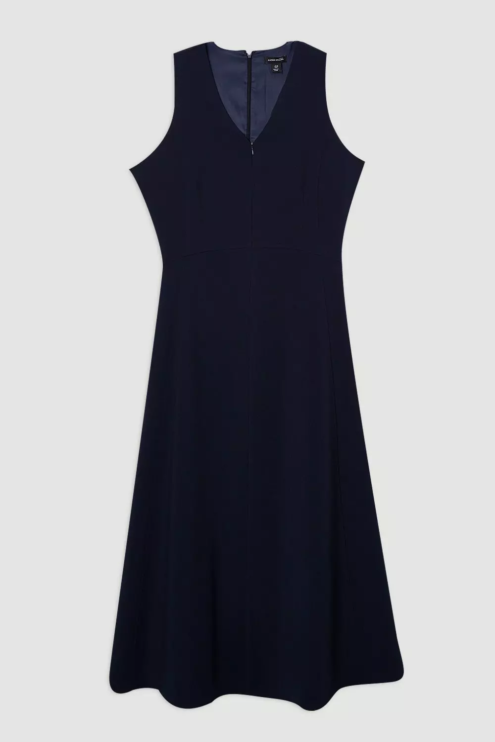 ★Karen Millen★ コンパクトエッセンシャルテーラードドレス Compact Essential Tailored Sleeveless Midi Dress | Karen Millen