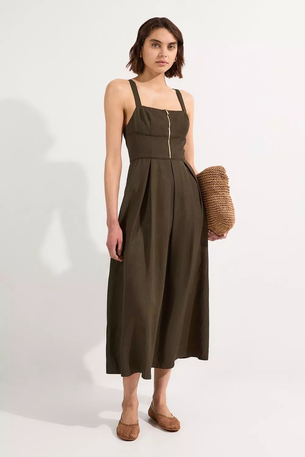 sacra 124204061 LINEN ALL-IN-ONE
オールインワン Cotton & Linen Jumpsuit With Belt – COMMENSE