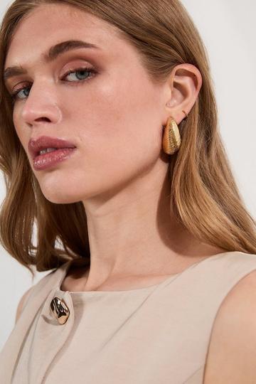 Chunky Statement Earrings gold