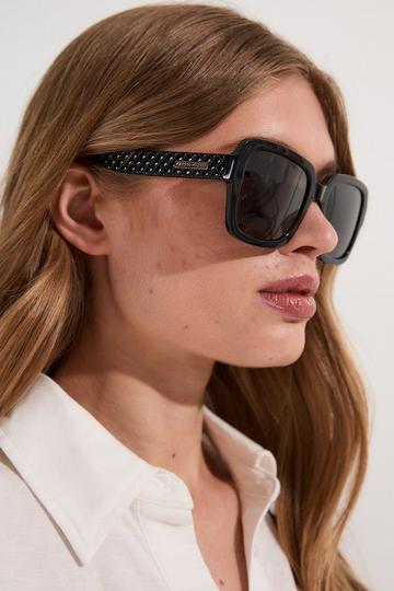 Black Square Sunglasses black