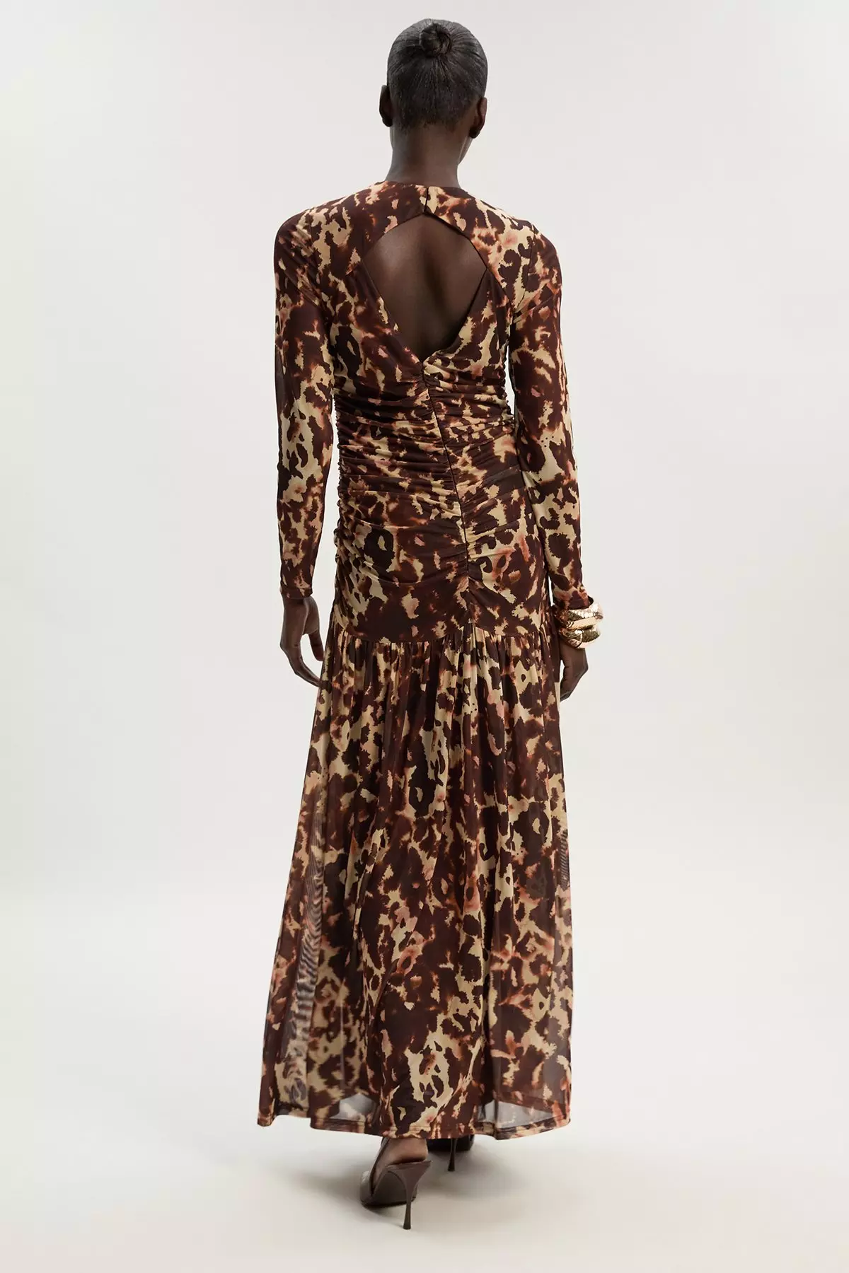 TheOpen Product☆23SS MESH PRINTED DRESS Ottolinger // Multicolor Cheyenne Julien Print Mesh Wrap