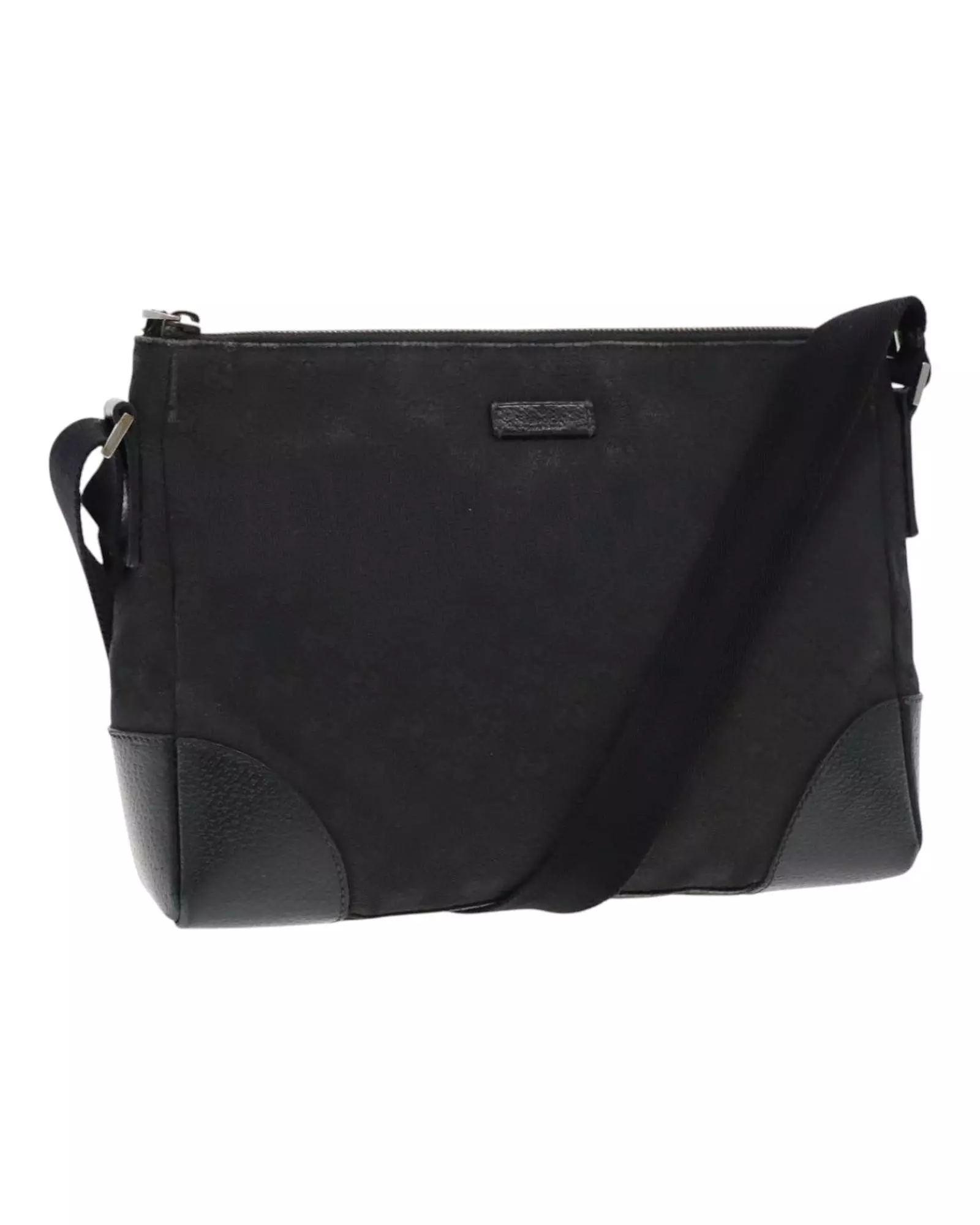 Preloved GG Supreme Messenger Bag Crossbody Wo - Black Shoulder alternative image