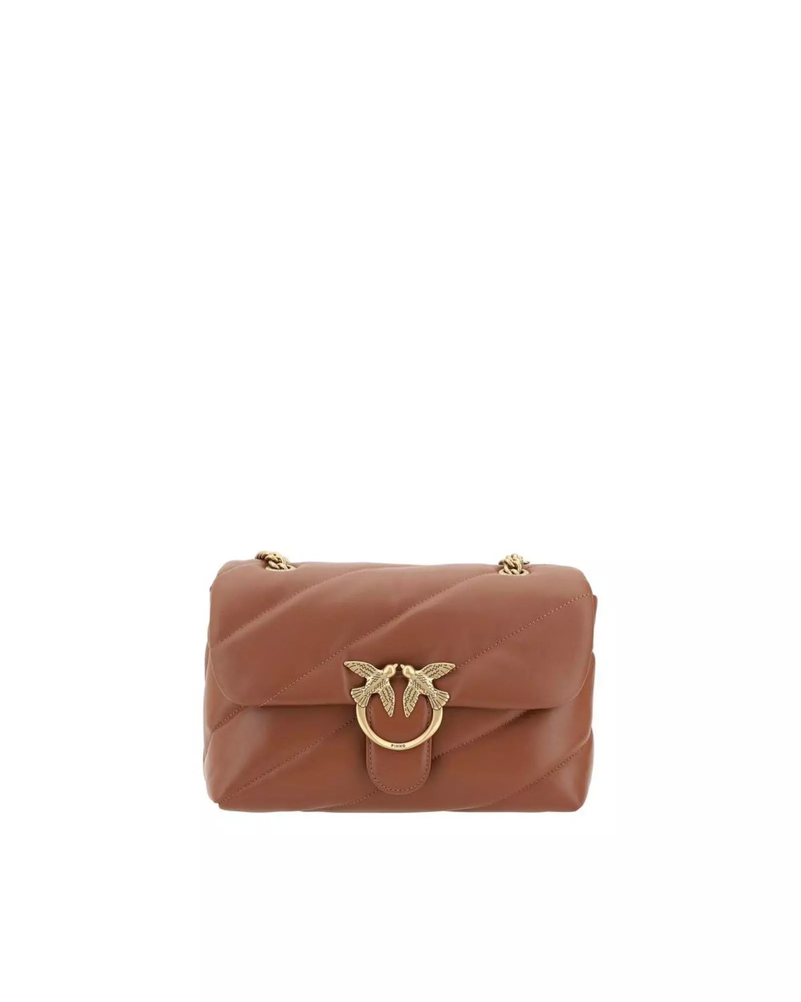 Love Bag Quilted Chain Shoulder Bag Women - Brown alternative image