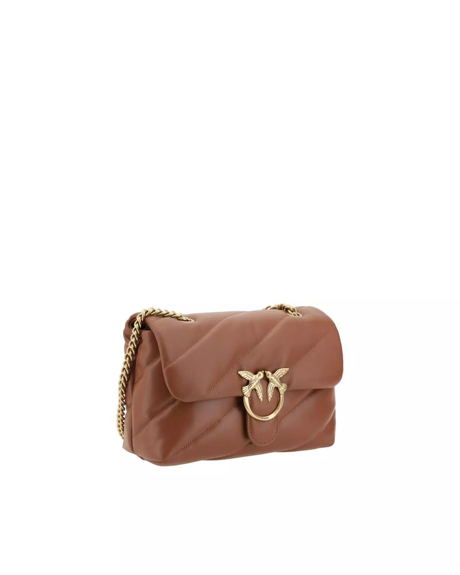 Love Bag Quilted Chain Shoulder Bag Women - Brown alternative image