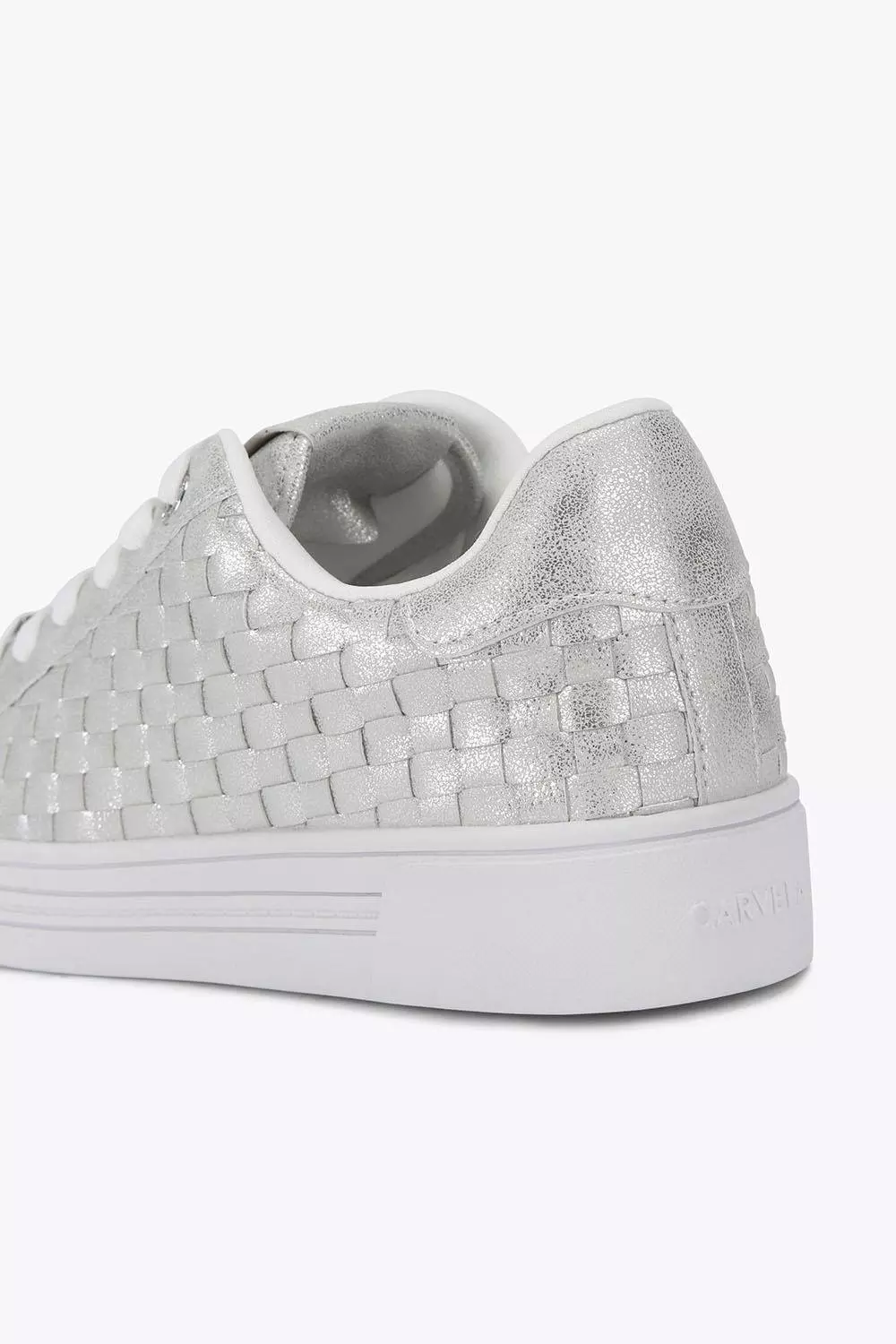 Silver 'Daze Weave'  Trainers alternative image