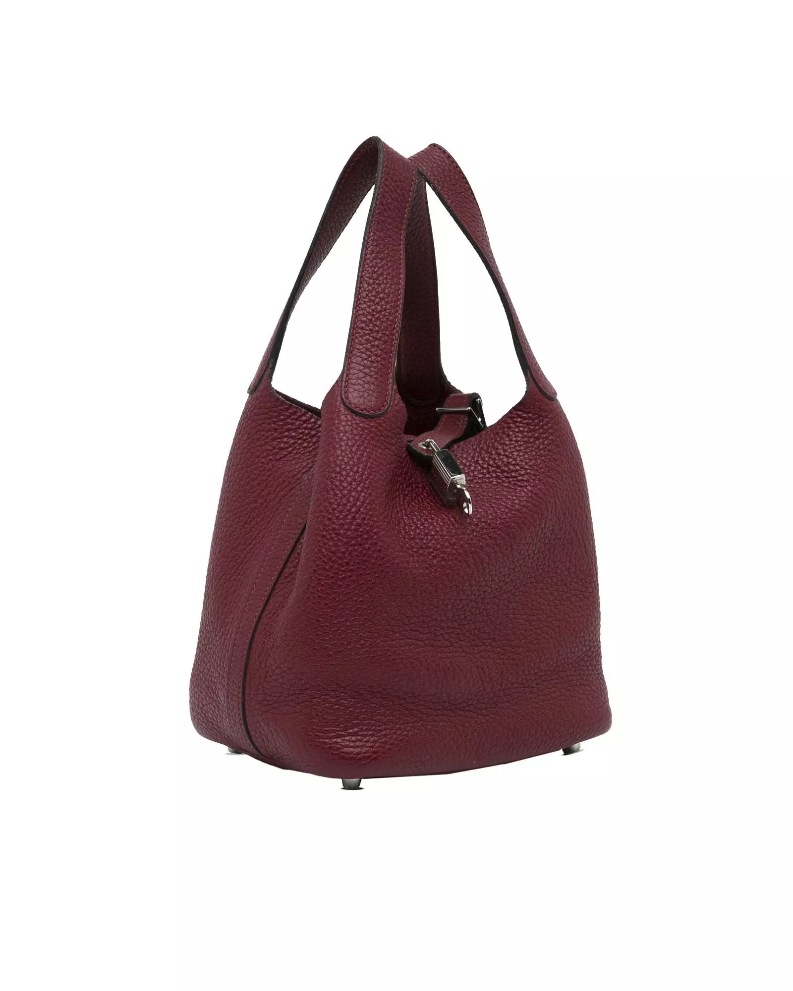 Preloved Mini Herbag Zip handbag Red Leather Women alternative image