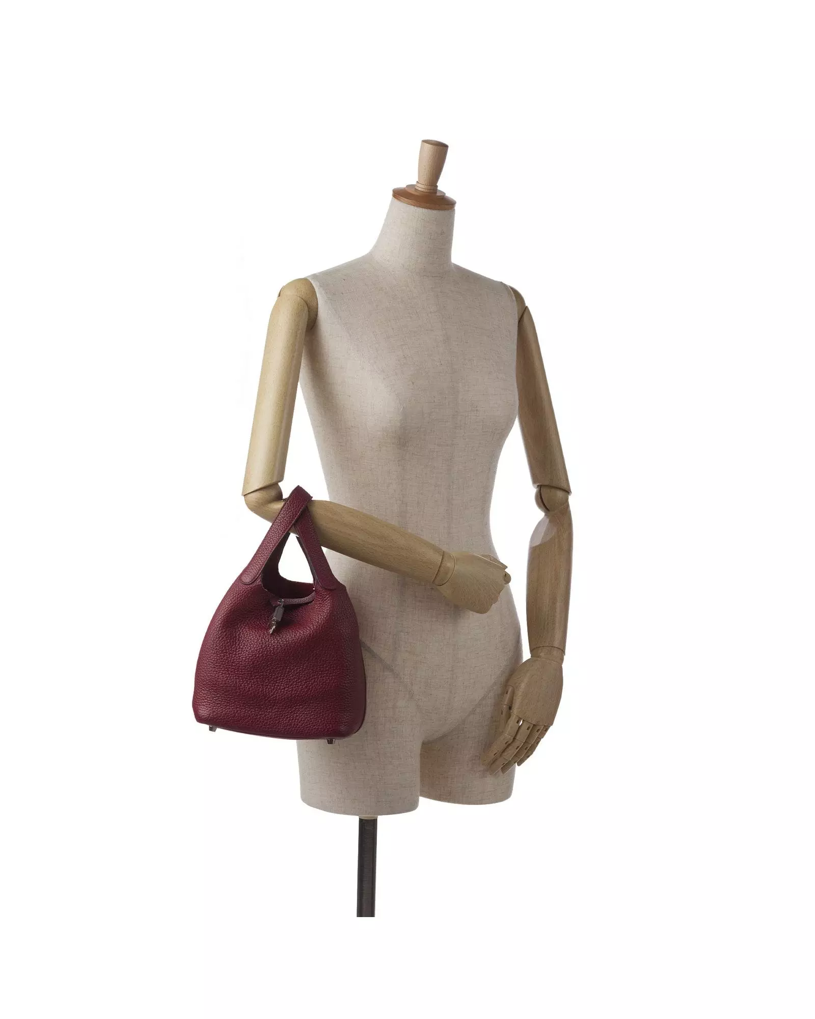 Preloved Mini Herbag Zip handbag Red Leather Women alternative image