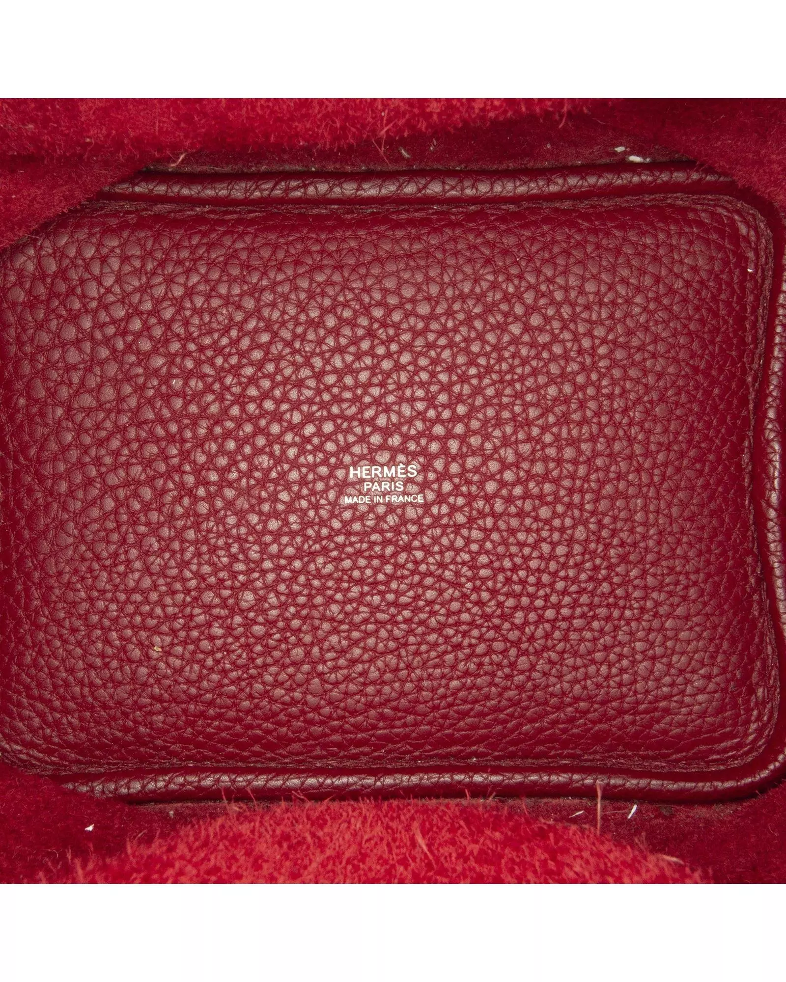Preloved Mini Herbag Zip handbag Red Leather Women alternative image