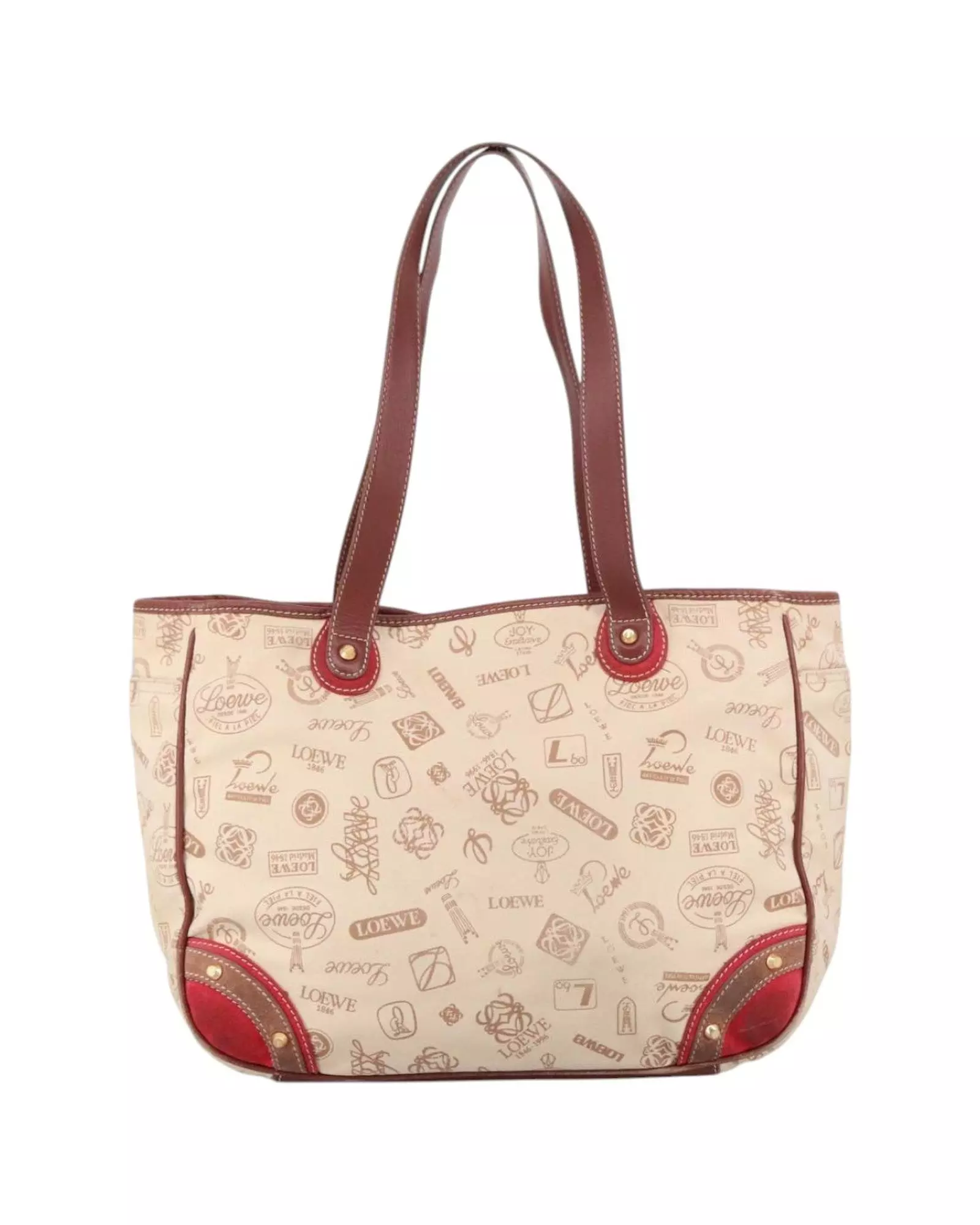 Preloved Anagram Tote Bag Beige Style Women alternative image