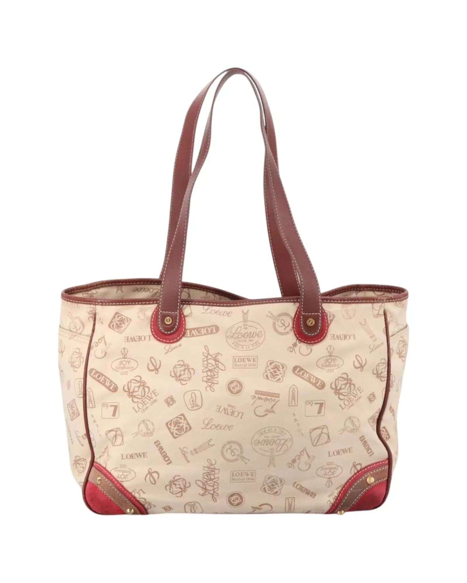 Preloved Anagram Tote Bag Beige Style Women alternative image
