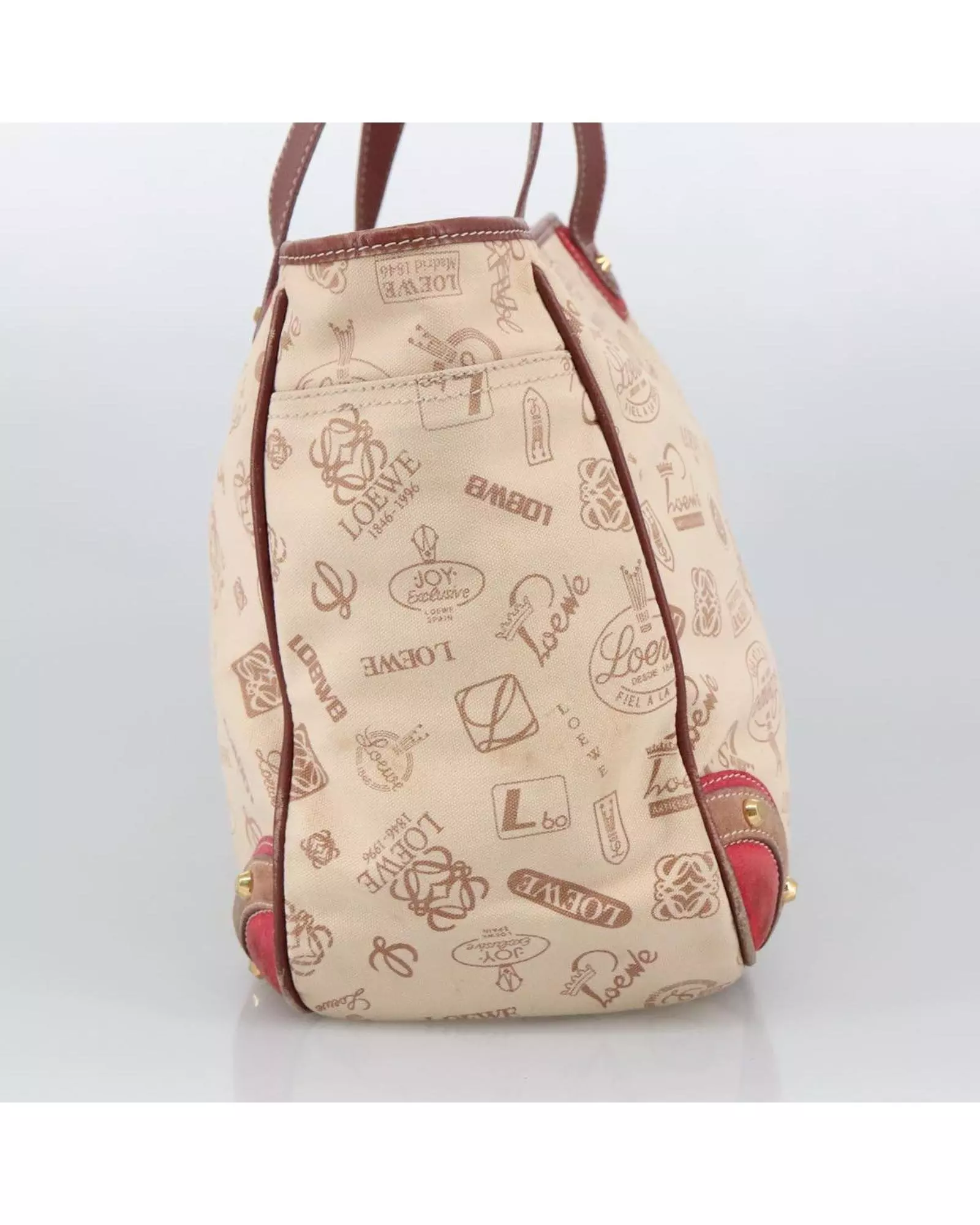 Preloved Anagram Tote Bag Beige Style Women alternative image