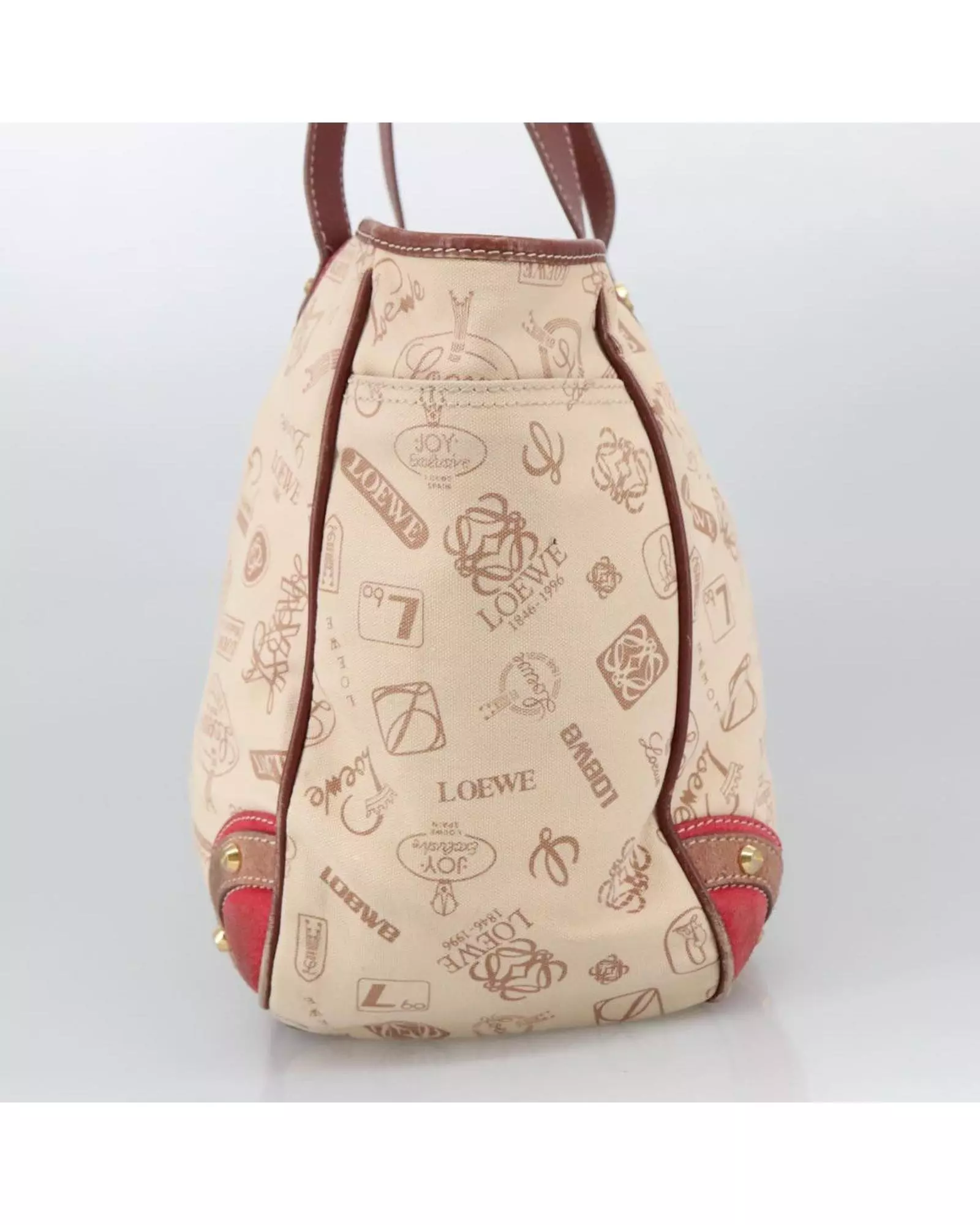 Preloved Anagram Tote Bag Beige Style Women alternative image