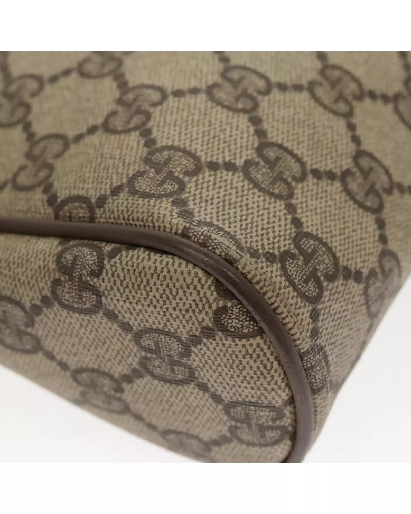 Preloved Vintage GG Supreme Cosmetic Case Wo - Beige Clutch Bags alternative image
