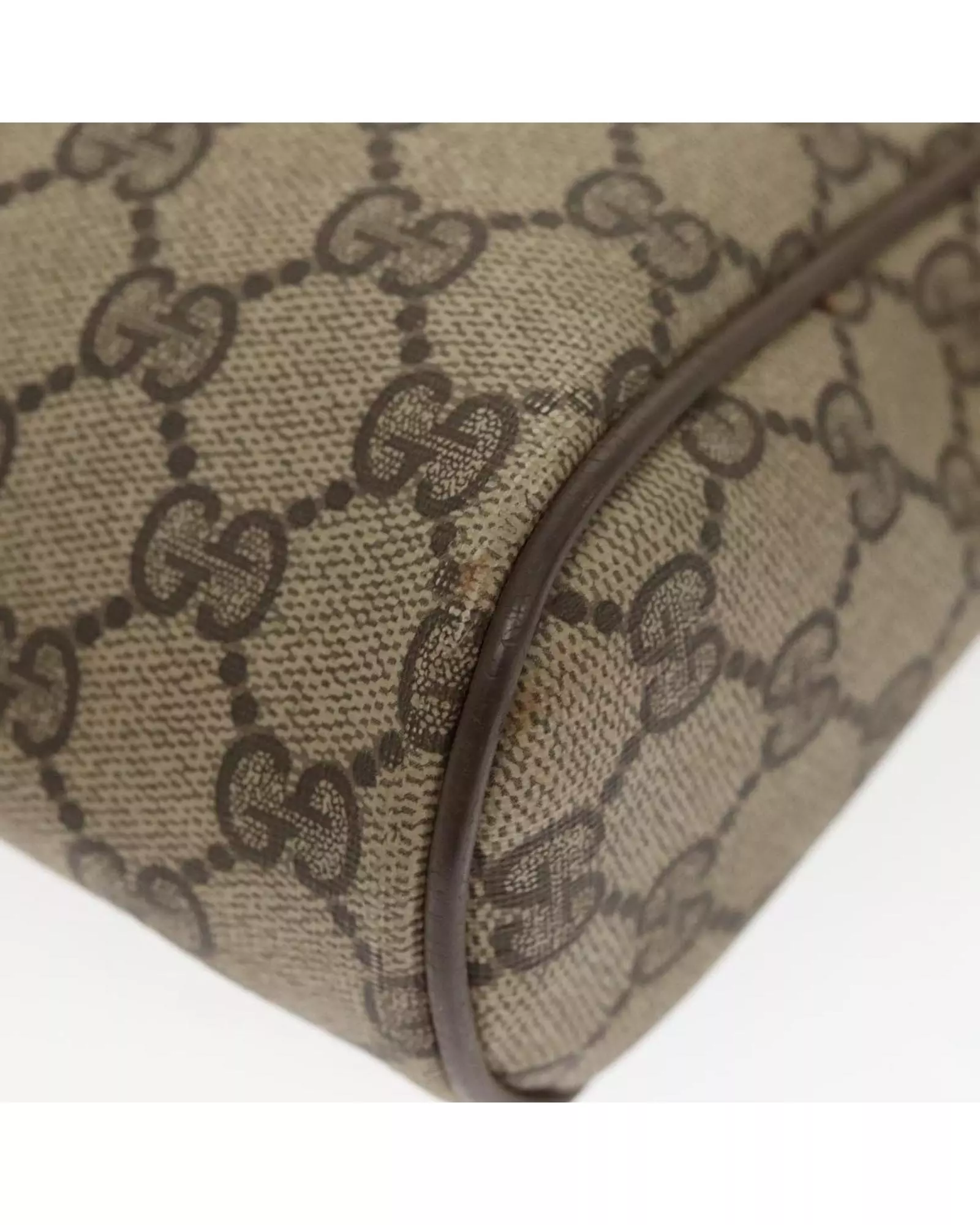 Preloved Vintage GG Supreme Cosmetic Case Wo - Beige Clutch Bags alternative image