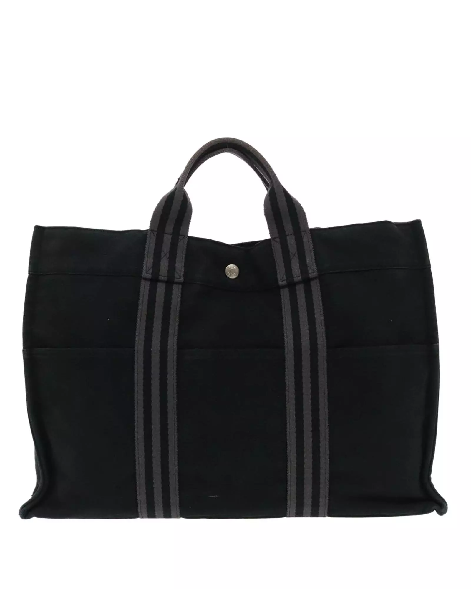 Preloved Canvas Tote Bag Large Women - Black alternative image