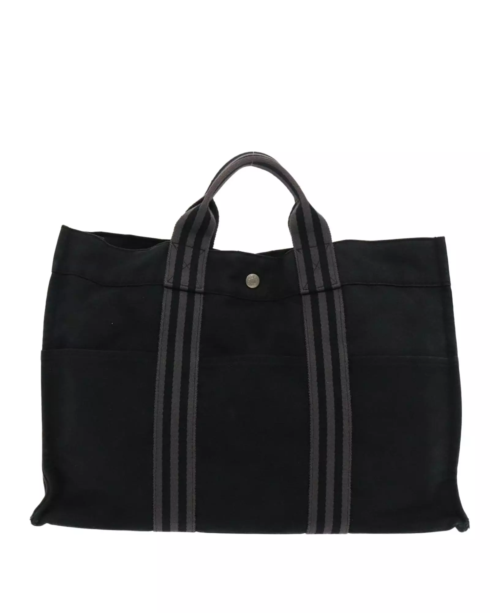 Preloved Canvas Tote Bag Large Women - Black alternative image