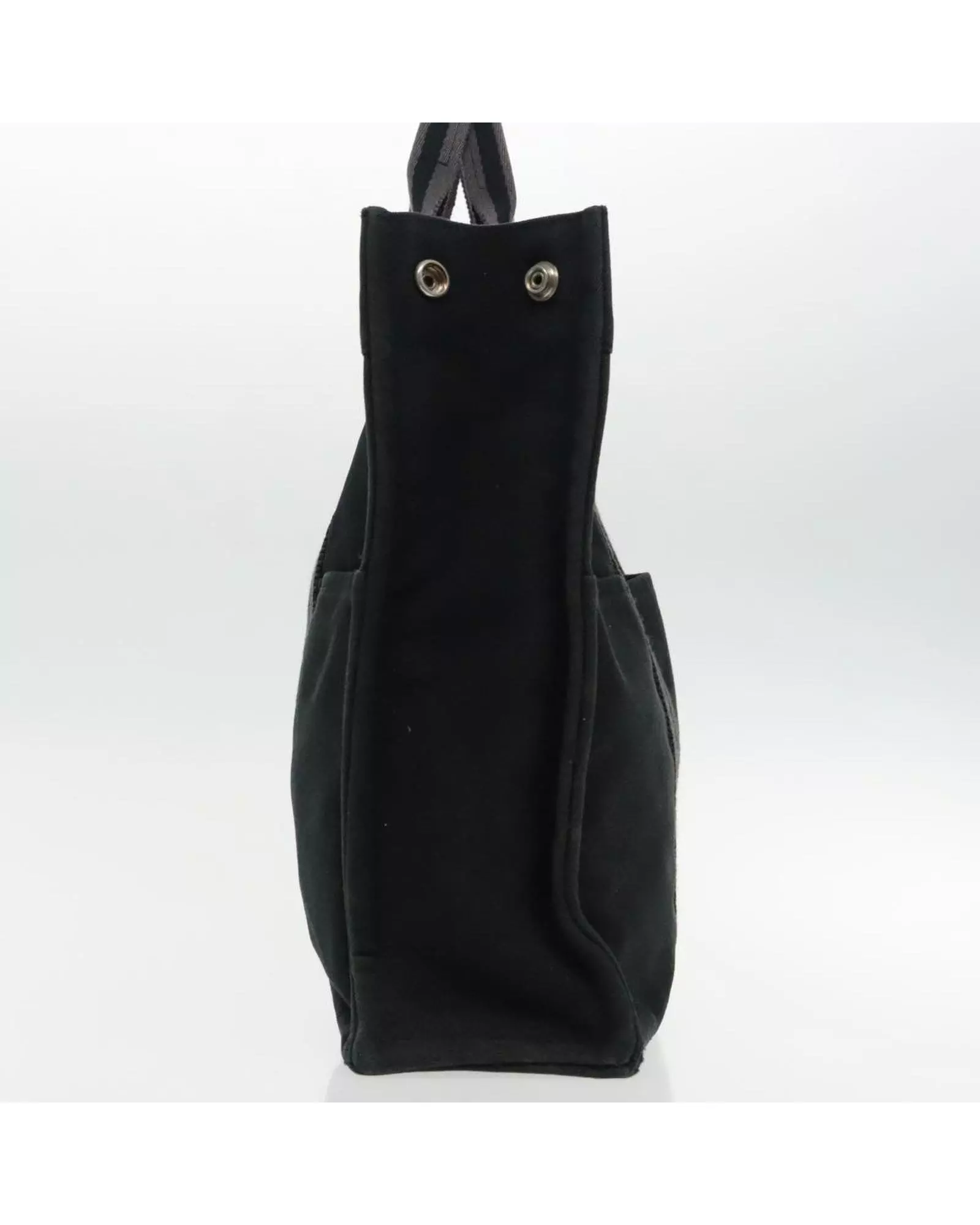 Preloved Canvas Tote Bag Large Women - Black alternative image