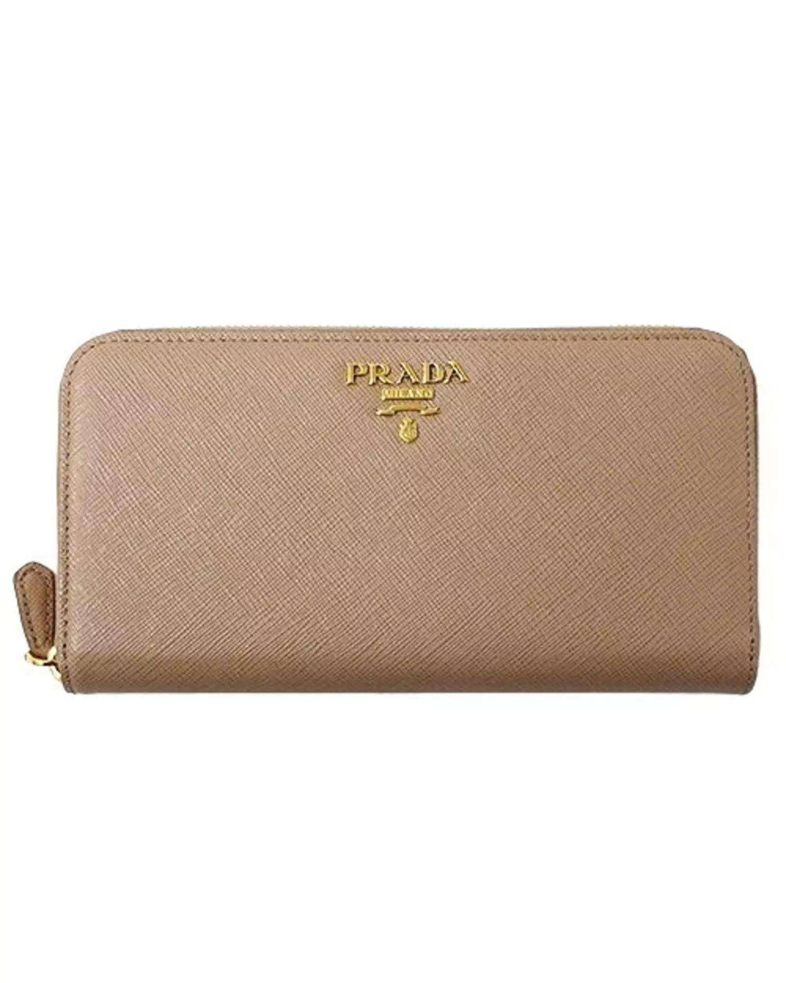 Preloved Saffiano Leather ZipAround Wallet Women - Beige alternative image
