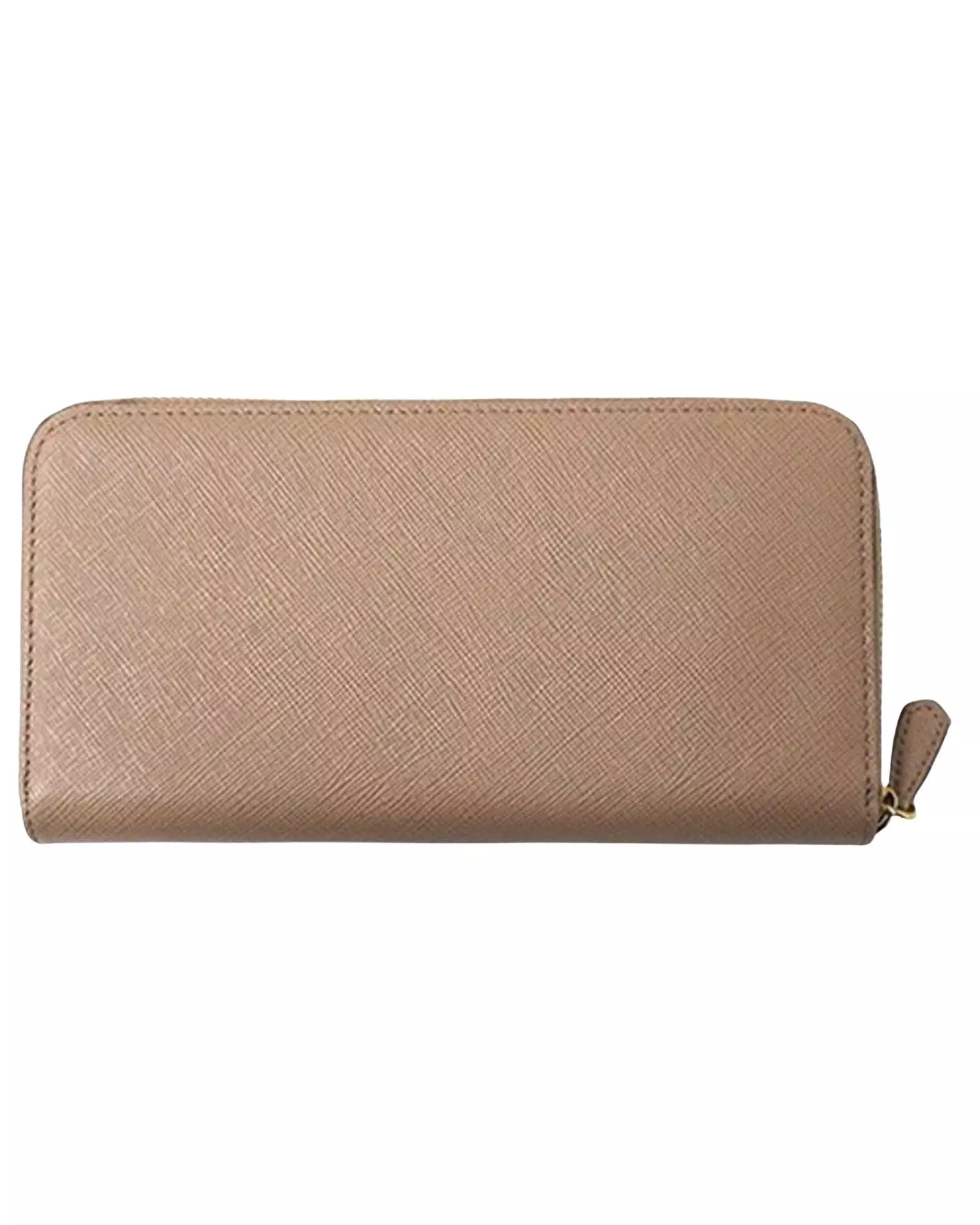 Preloved Saffiano Leather ZipAround Wallet Women - Beige alternative image