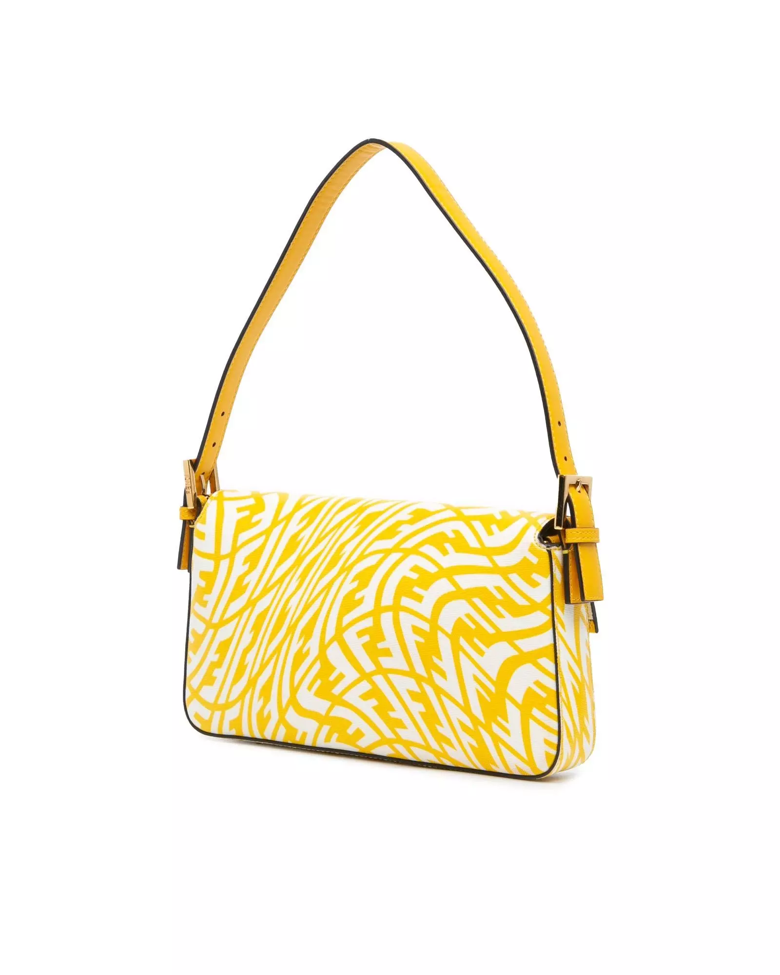 Preloved Baguette Yellow FF Vertigo Women Shoulder Bags alternative image