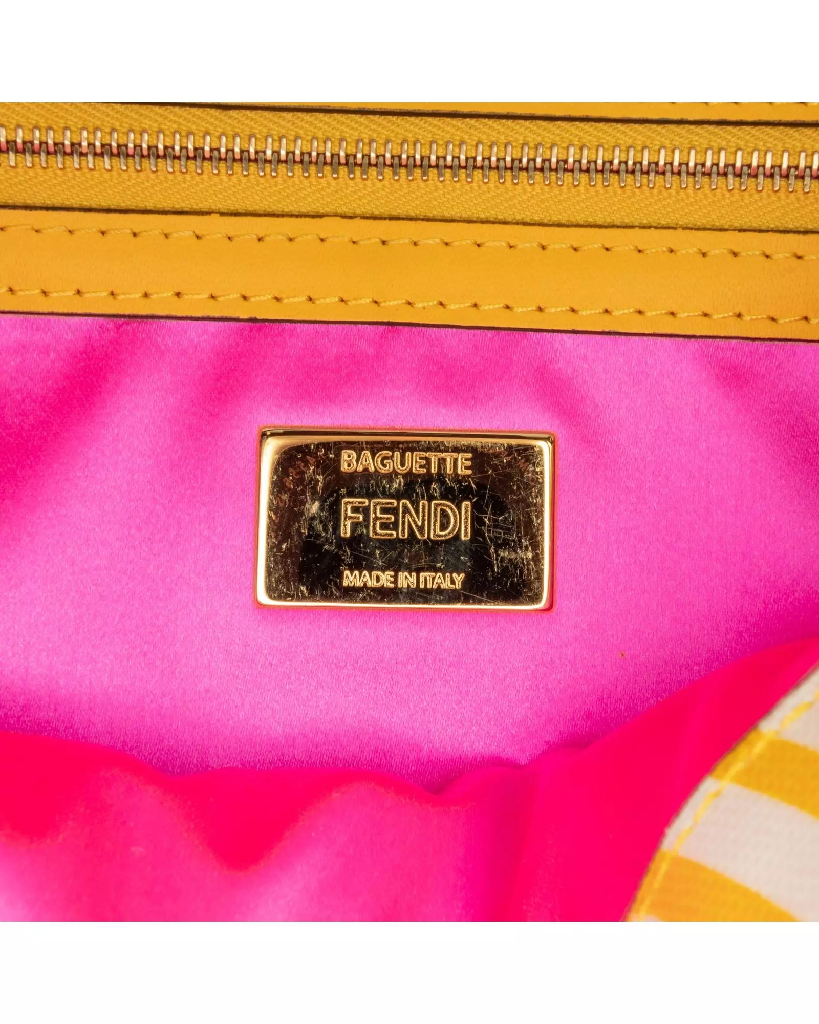 Preloved Baguette Yellow FF Vertigo Women Shoulder Bags alternative image