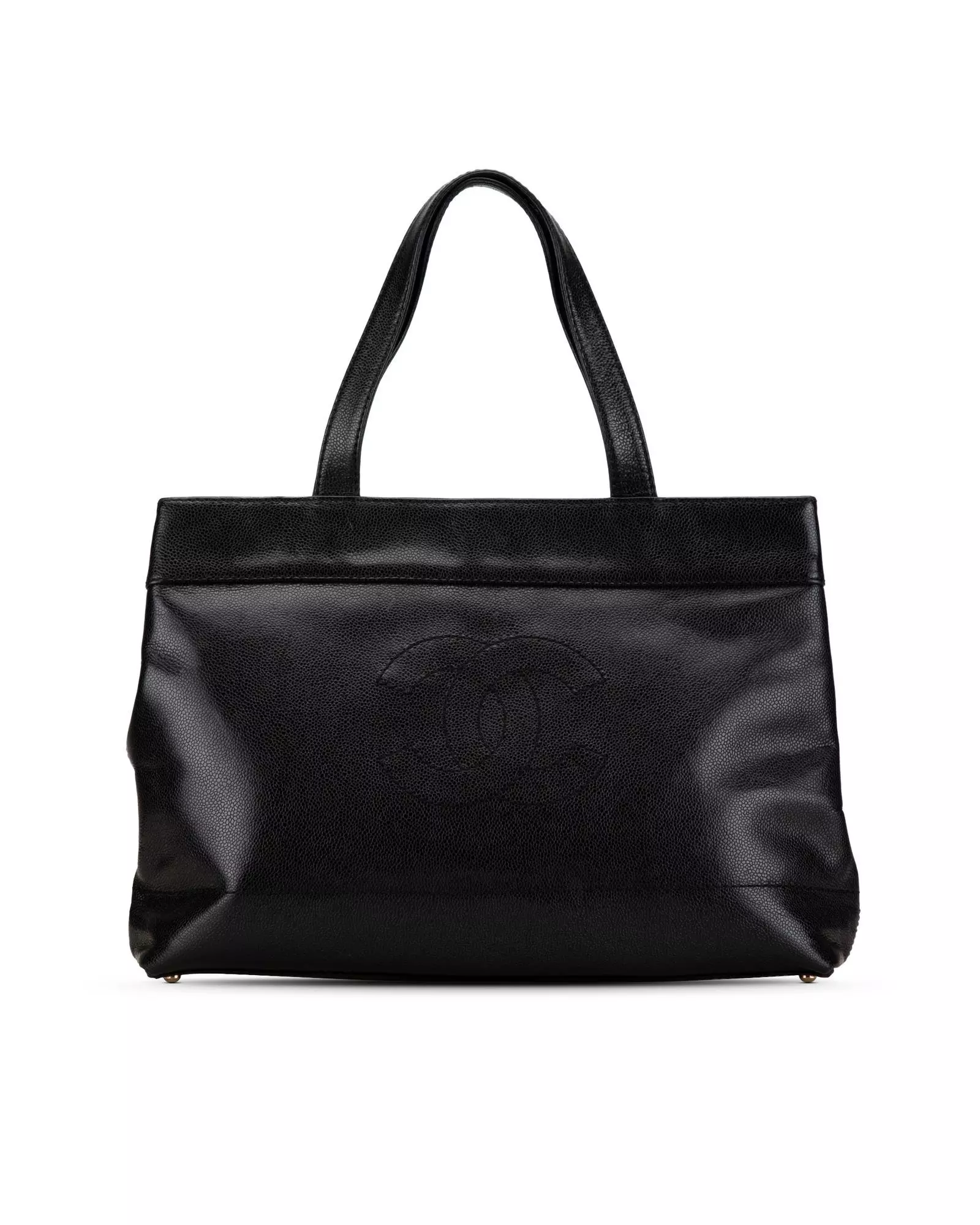 Preloved Classic Tote Caviar Leather Women - Black Tote Bags alternative image