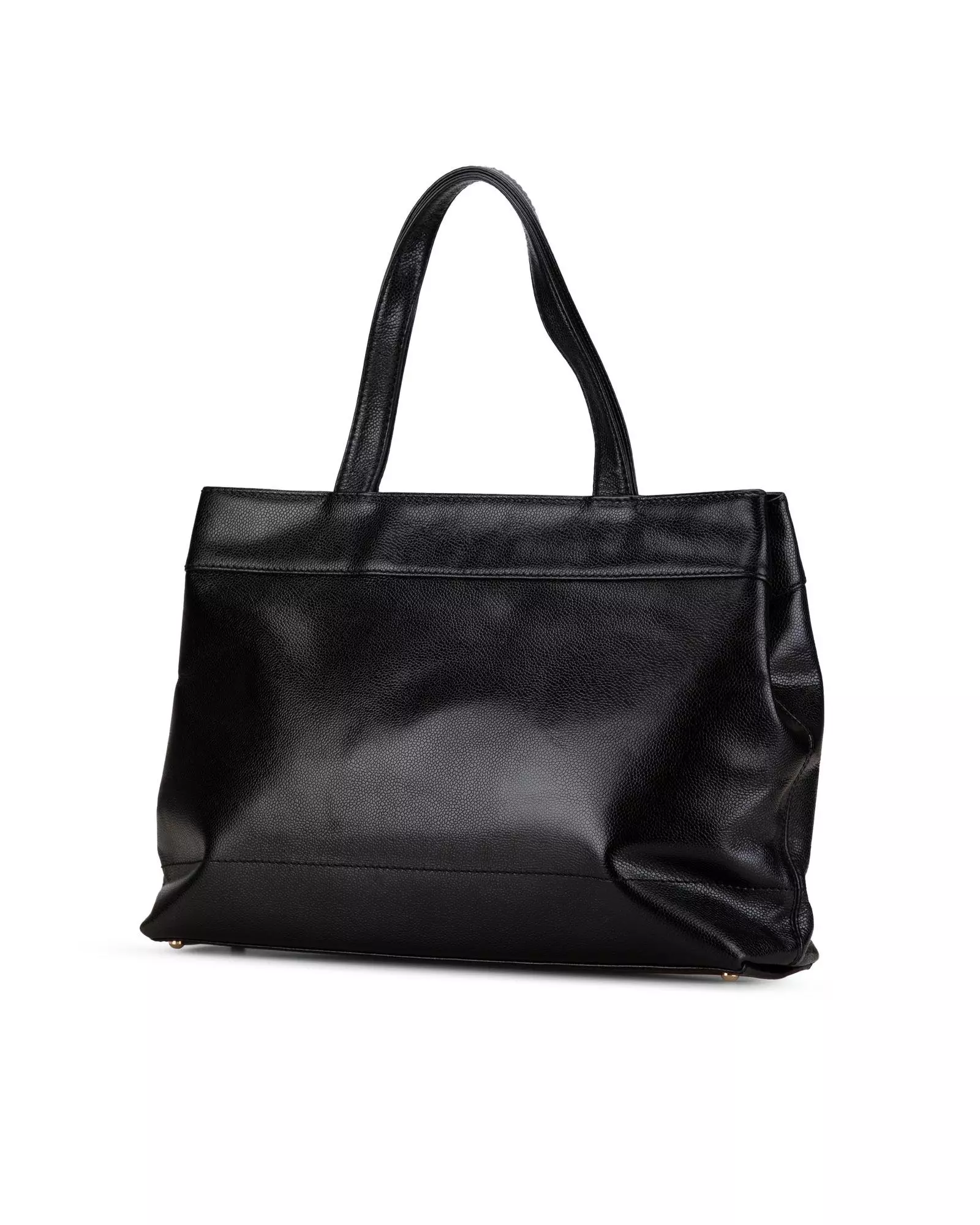 Preloved Classic Tote Caviar Leather Women - Black Tote Bags alternative image
