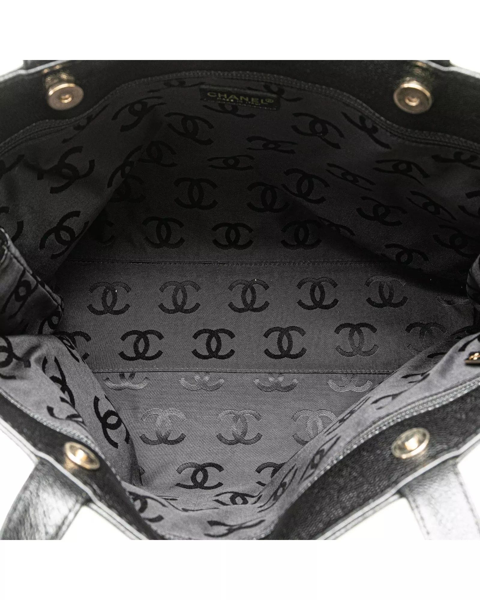Preloved Classic Tote Caviar Leather Women - Black Tote Bags alternative image