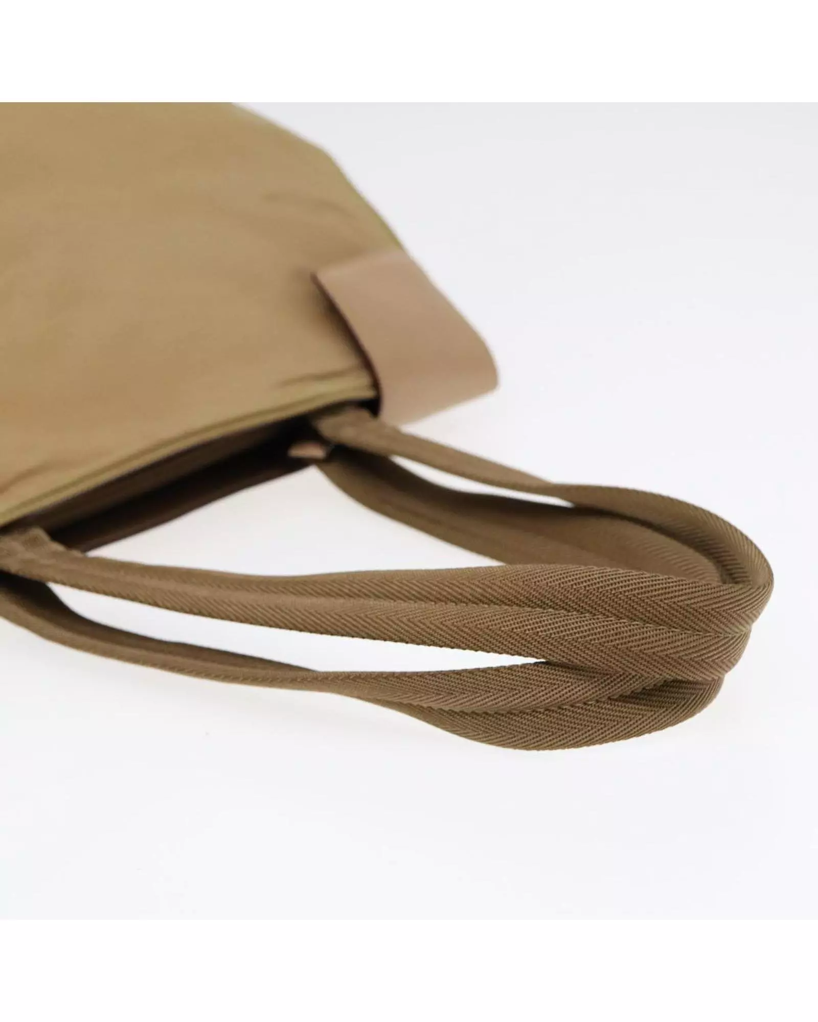 Preloved Nylon Tote Bag Beige Style Women alternative image